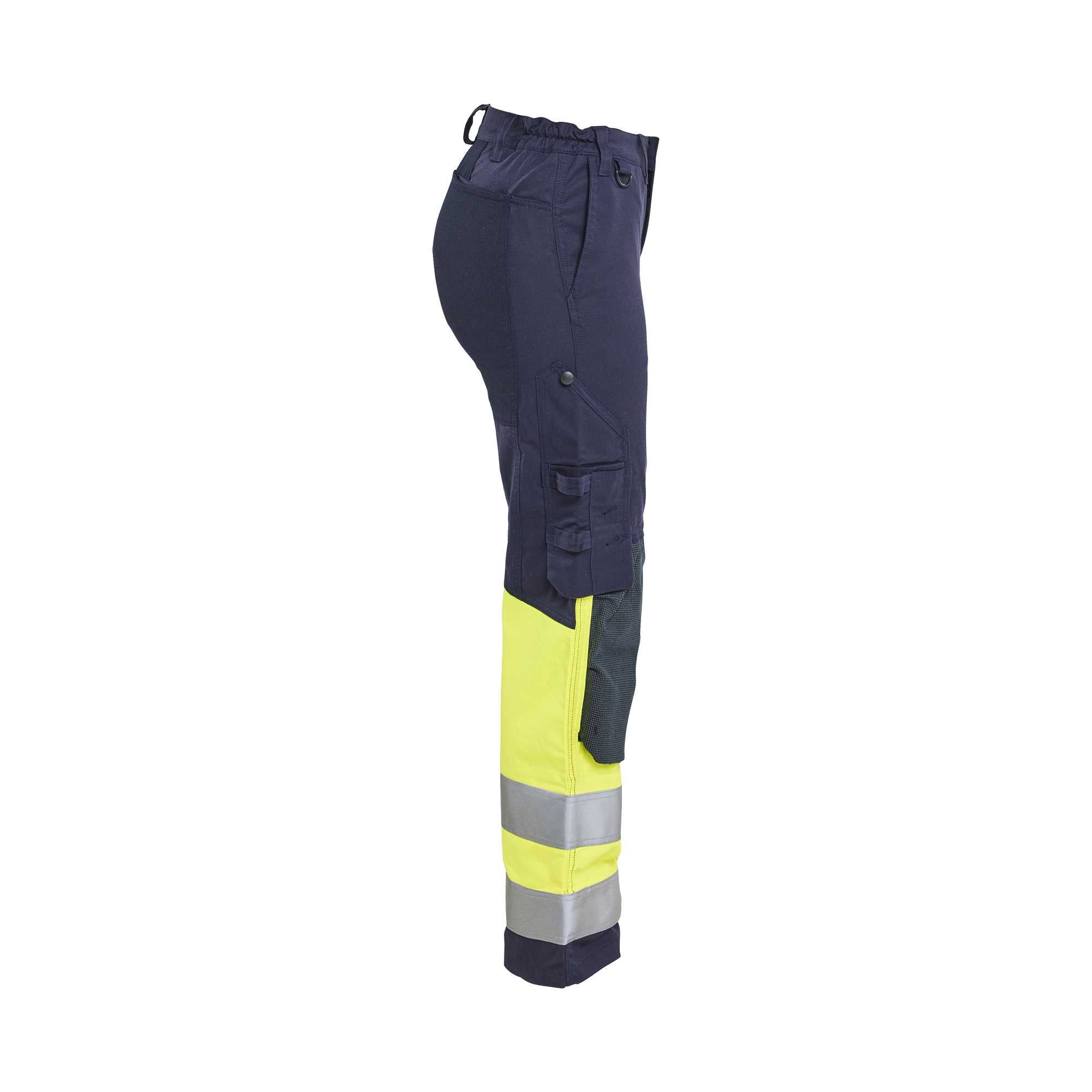 BLAKLADER 71871512 | Women's Multinorm inherent trousers with stretch Hi Vis Reflective Work Trousers Women - Ripstop Fabric