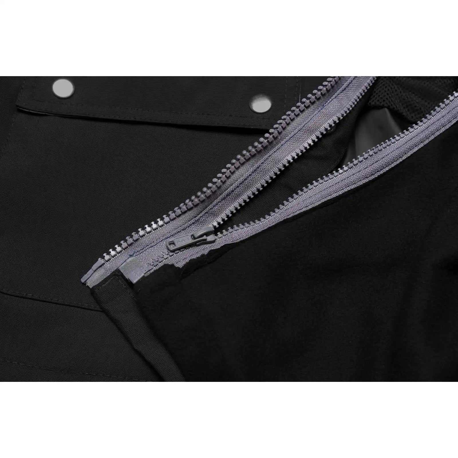 Planam Plaline Fleecejacke schwarz/zink XS schwarz/zink - Extra Detailbild