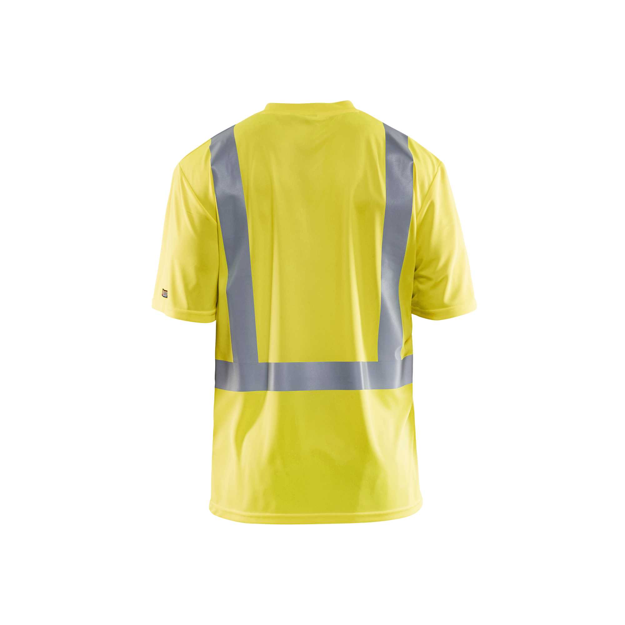 BLAKLADER 33821011 UV T SHIRT HI VIS Hi Vis Reflective Short Sleeve Work T-Shirt MEN - 100% Polyester