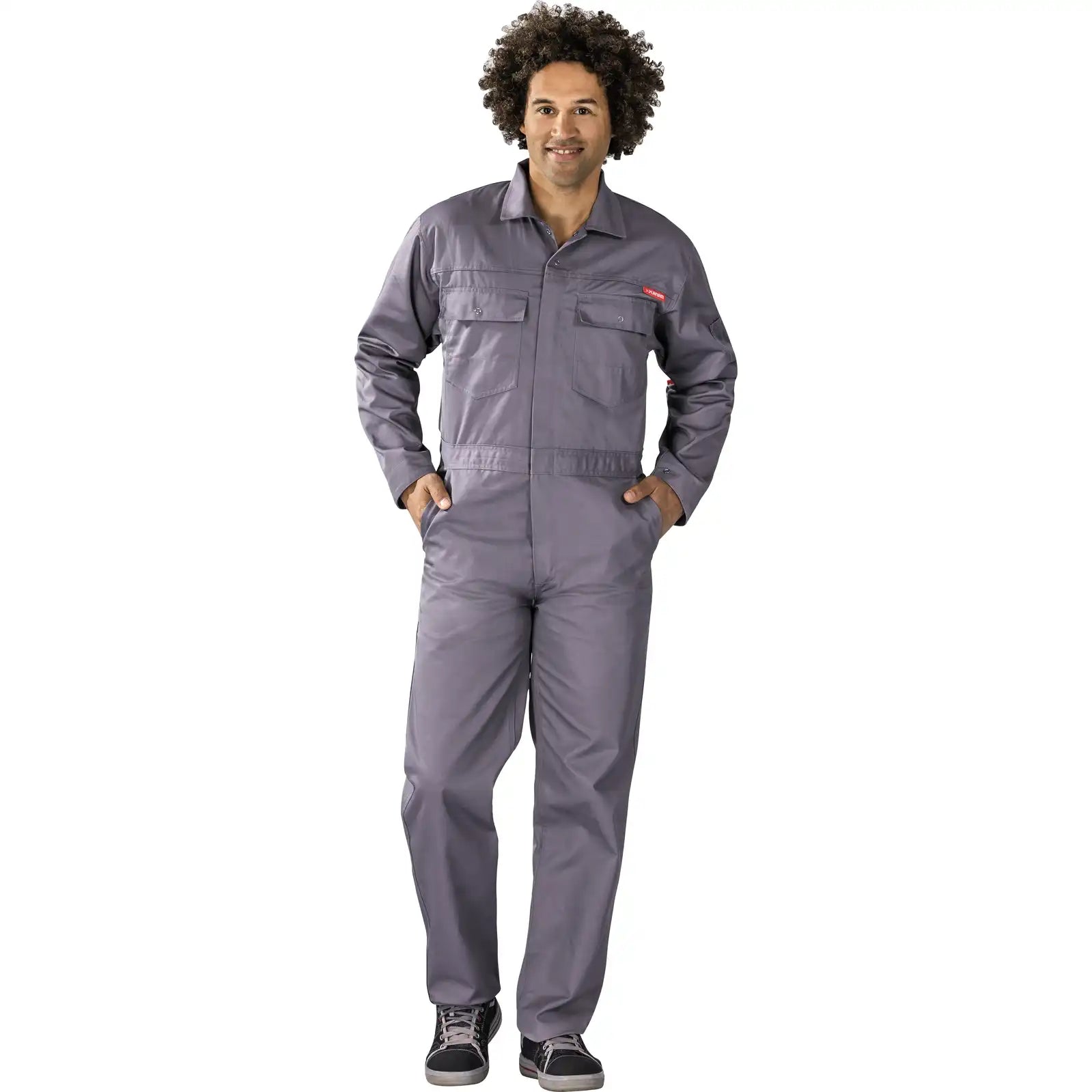 Planam MG 260 Rallyekombi grau 102 grau - Produktbild mit Model