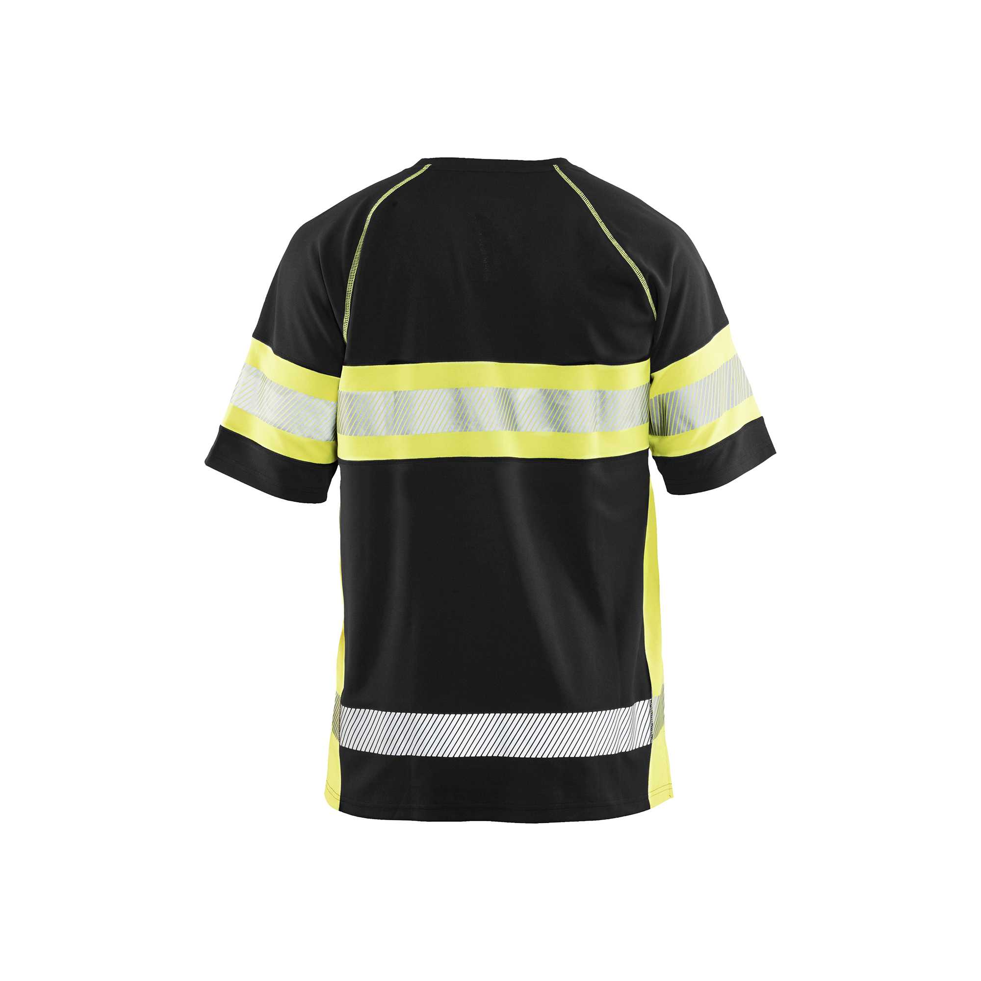 BLAKLADER 33371051 HI VIS T SHIRT Hi Vis Reflective Short Sleeve Work T-Shirt MEN - 100% Polyester