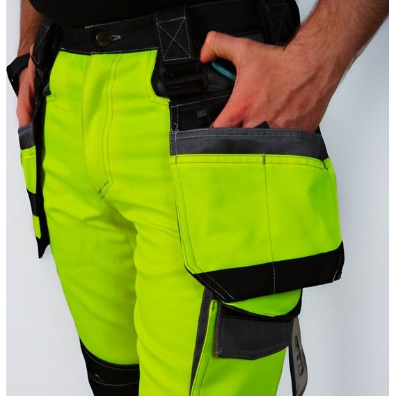 RUSH TROUSERS Work Trousers - Class 3 - Hi-Vis Reflex Inserts - Cordura Reinforced - Image 14
