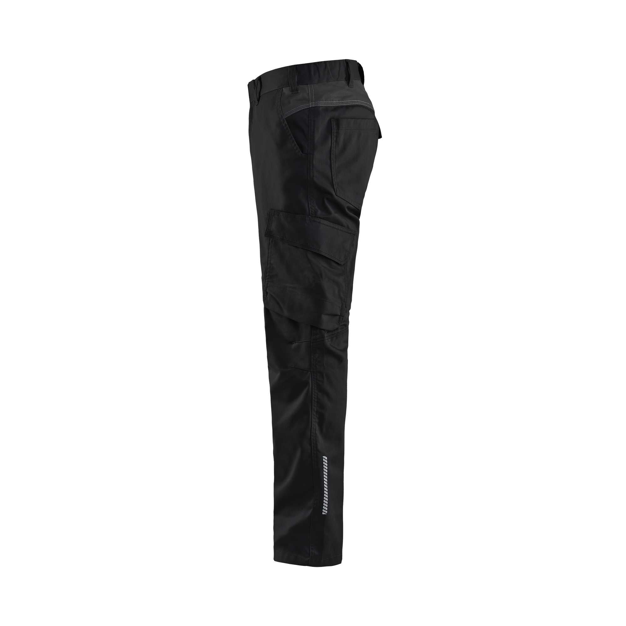 BLAKLADER 14441832 | Industry trousers stretch Hi Vis Reflective Work Trousers Men - twill fabric