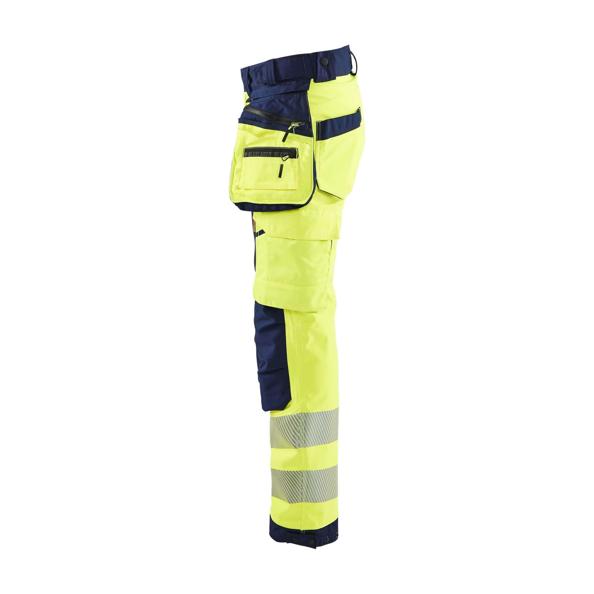 BLAKLADER 71182513 | Women's Hi Vis softshell trousers Hi Vis Reflective Work Trousers Women - Waterproof