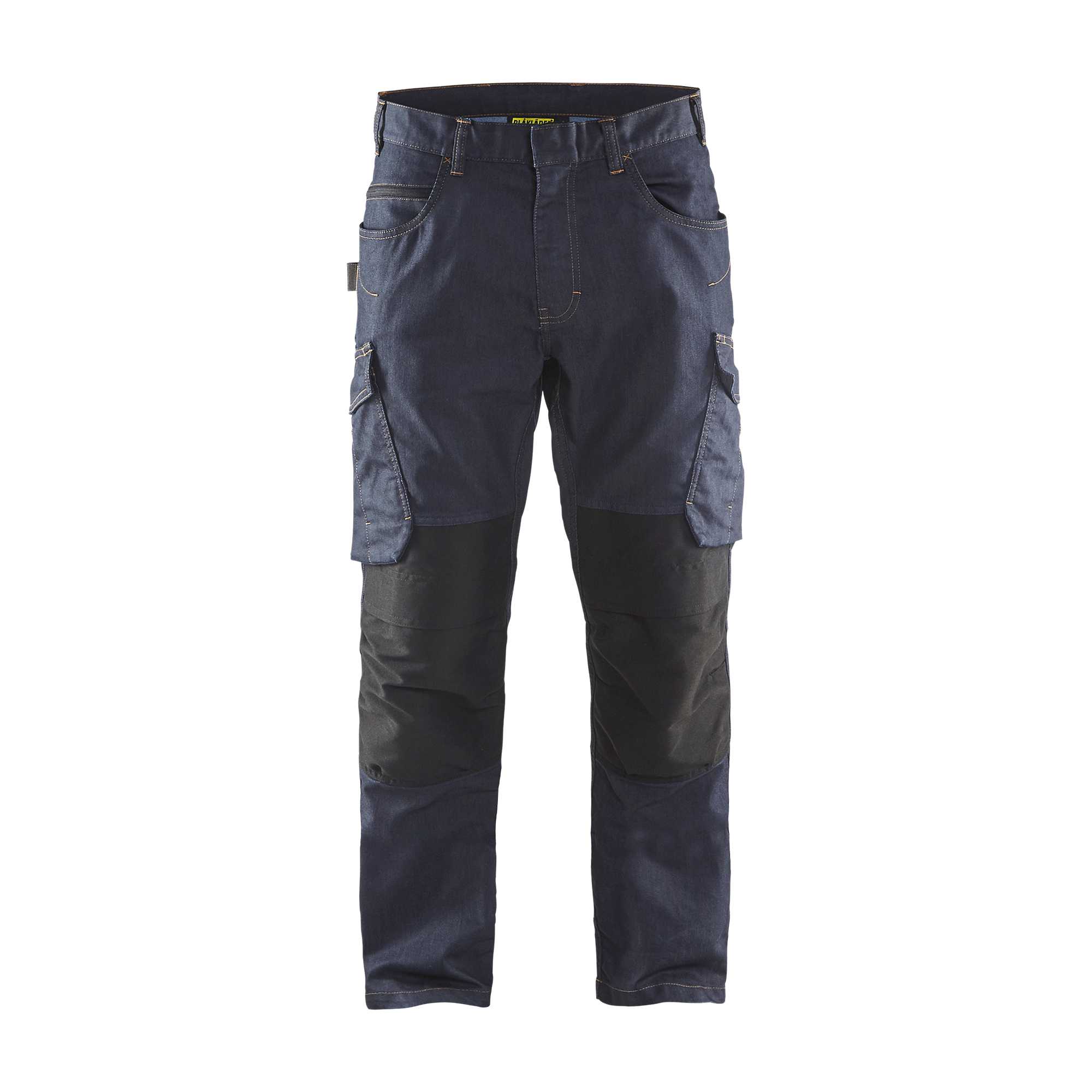 BLAKLADER 14971141 | Service Trousers Denim Stretch Work Trousers Men - Cordura Denim