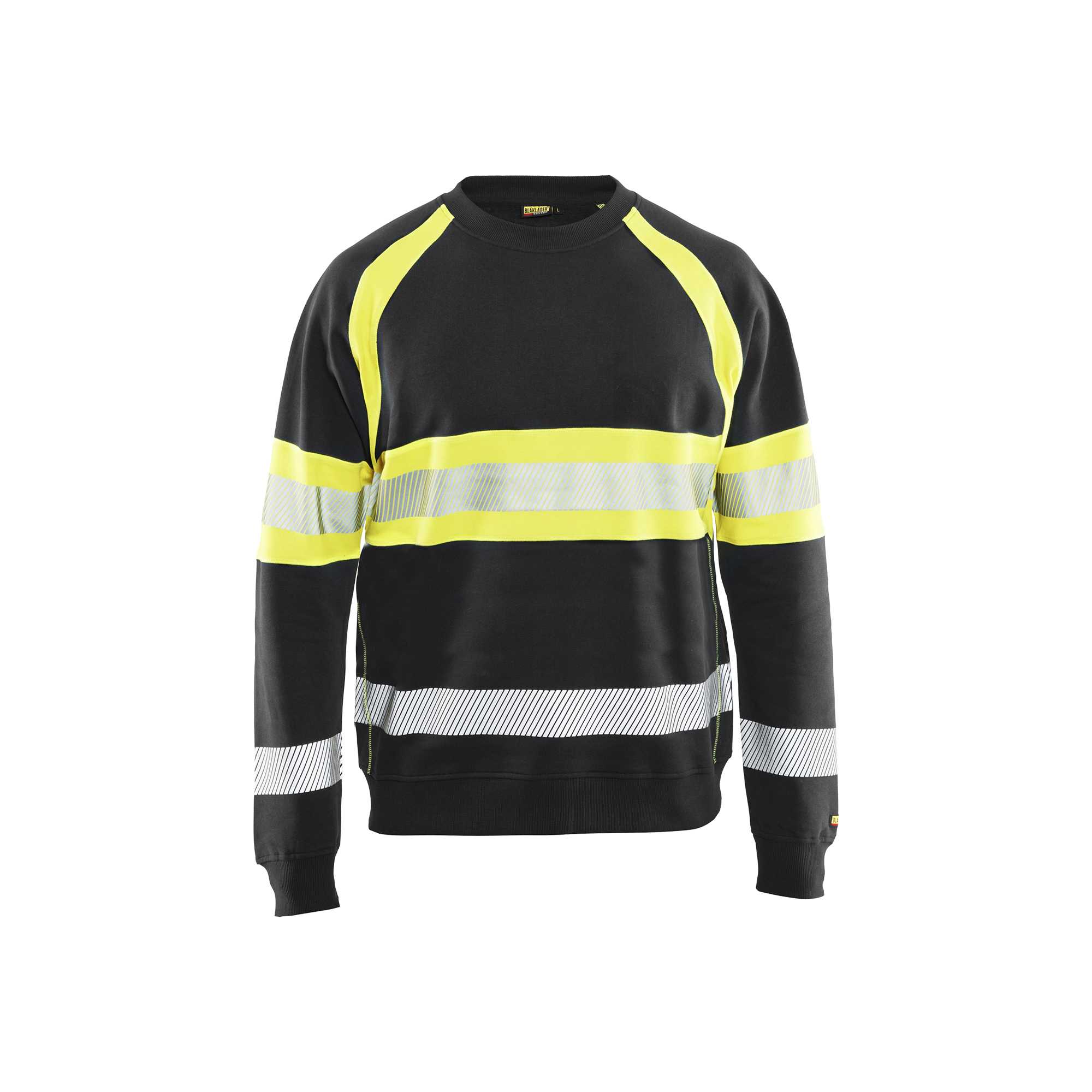 BLAKLADER 33591158 Hi Vis Sweater Hi Vis Reflective Work Sweatshirt MEN - 100% Cotton
