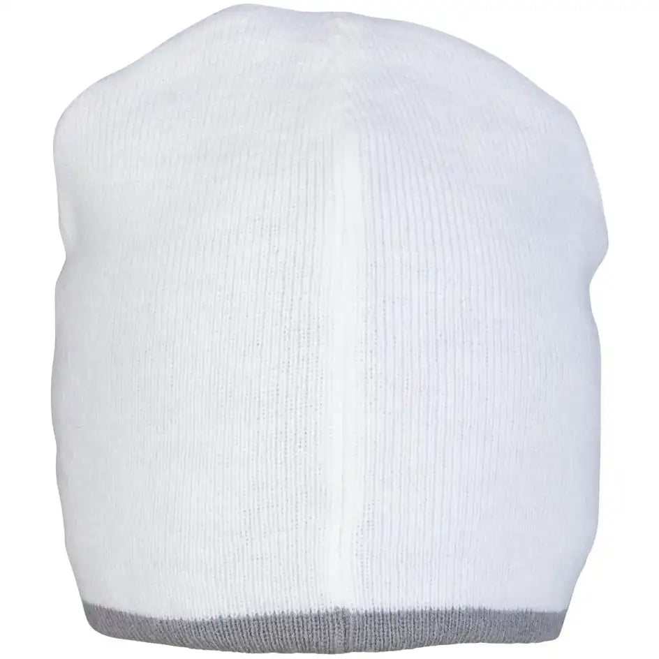Planam Zubehör Strickmütze 2-farbig weiß/zink Universalgröße weiß/zink - Produktbild ohne Model