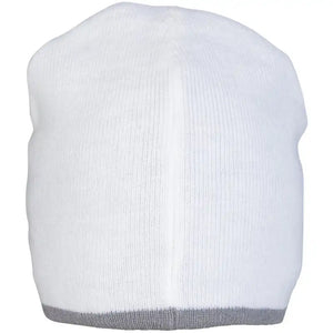 Planam Zubehör Strickmütze 2-farbig weiß/zink Universalgröße weiß/zink - Produktbild ohne Model