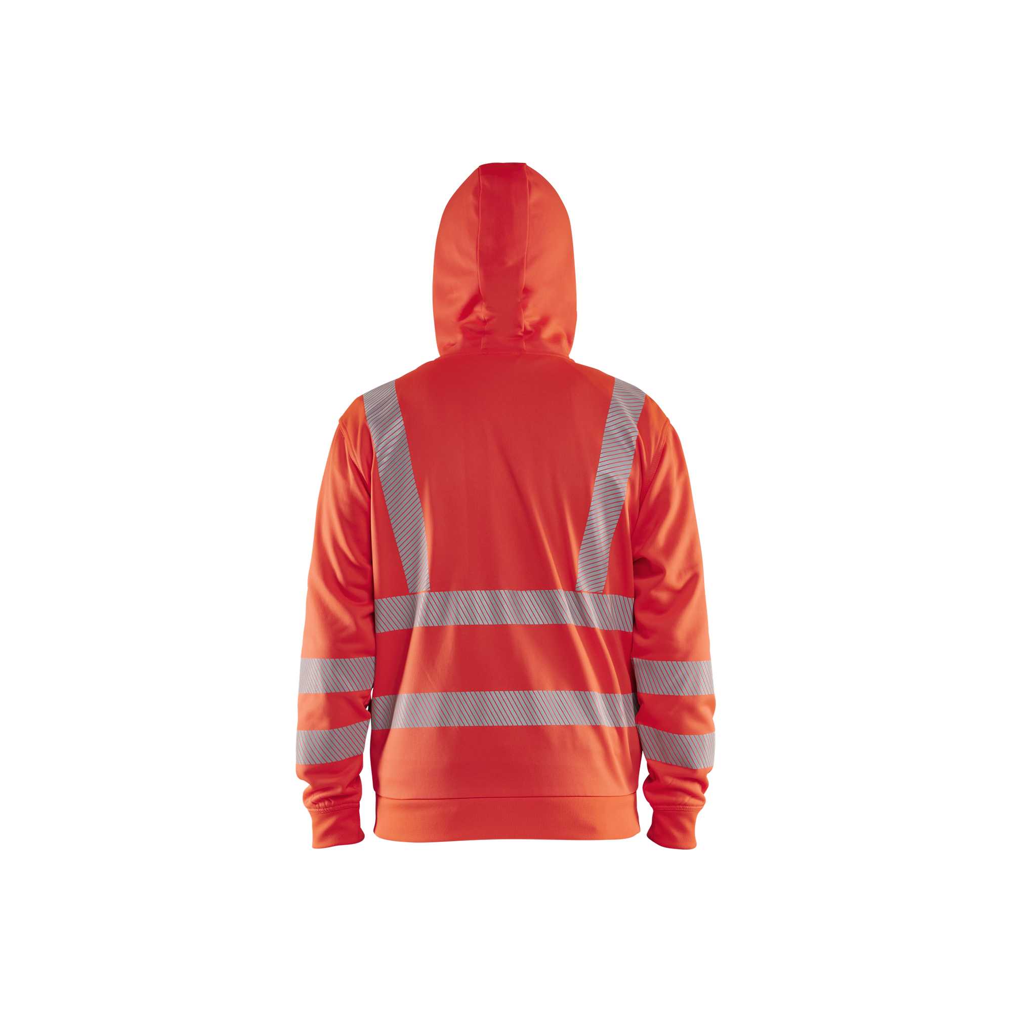 BLAKLADER 35652538 Hi Vis Hoodie Full Zip Hi Vis Reflective Hoodie Work Sweatshirt MEN - Breathable