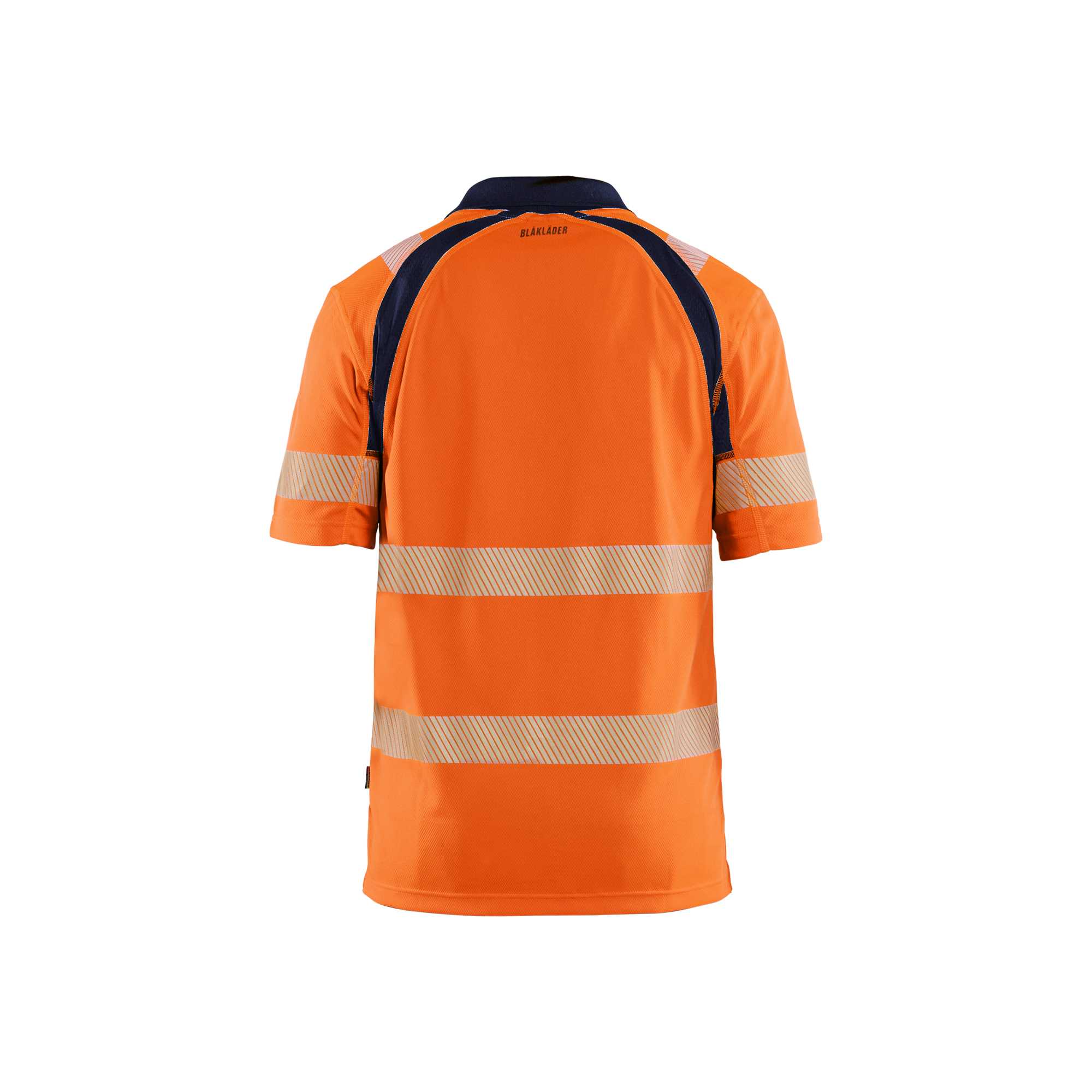 BLAKLADER 35951013 HI VIS UV PROTECTED POLO SHIRT Hi Vis Reflective Short Sleeve Work Polo MEN - 100% Polyester