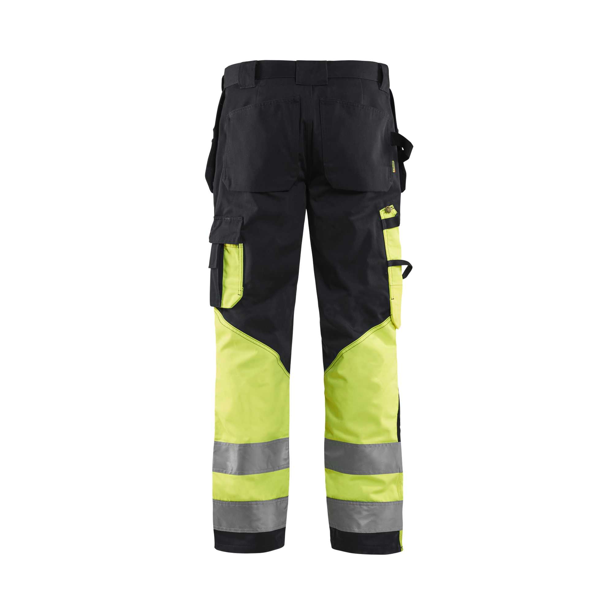 BLAKLADER 15291860 | Hi Vis Trousers Hi Vis Reflective Work Trousers Men - twill fabric