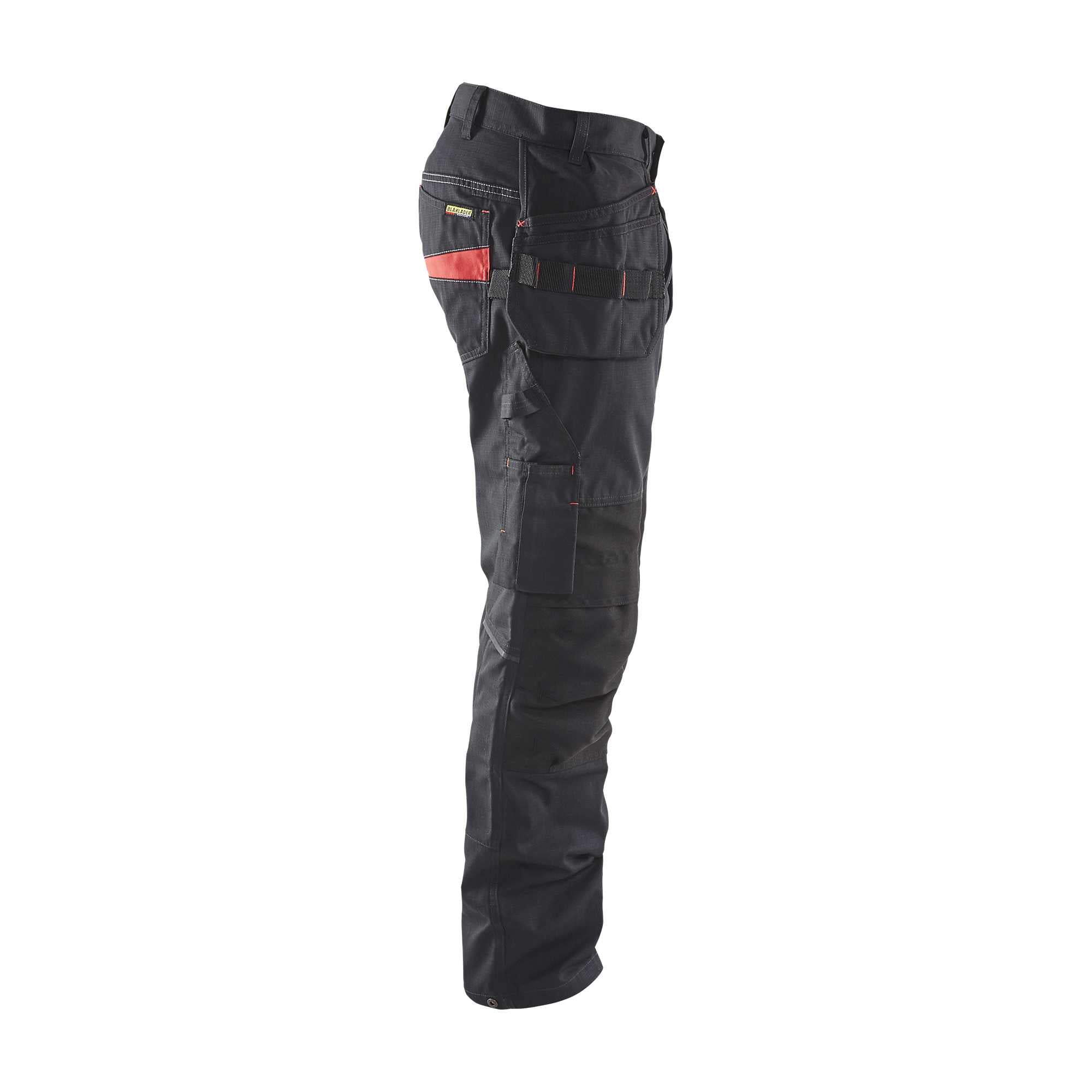 BLAKLADER 14961330 | Service trousers with stretch and tool pockets Work Trousers Men - Ripstop Fabric