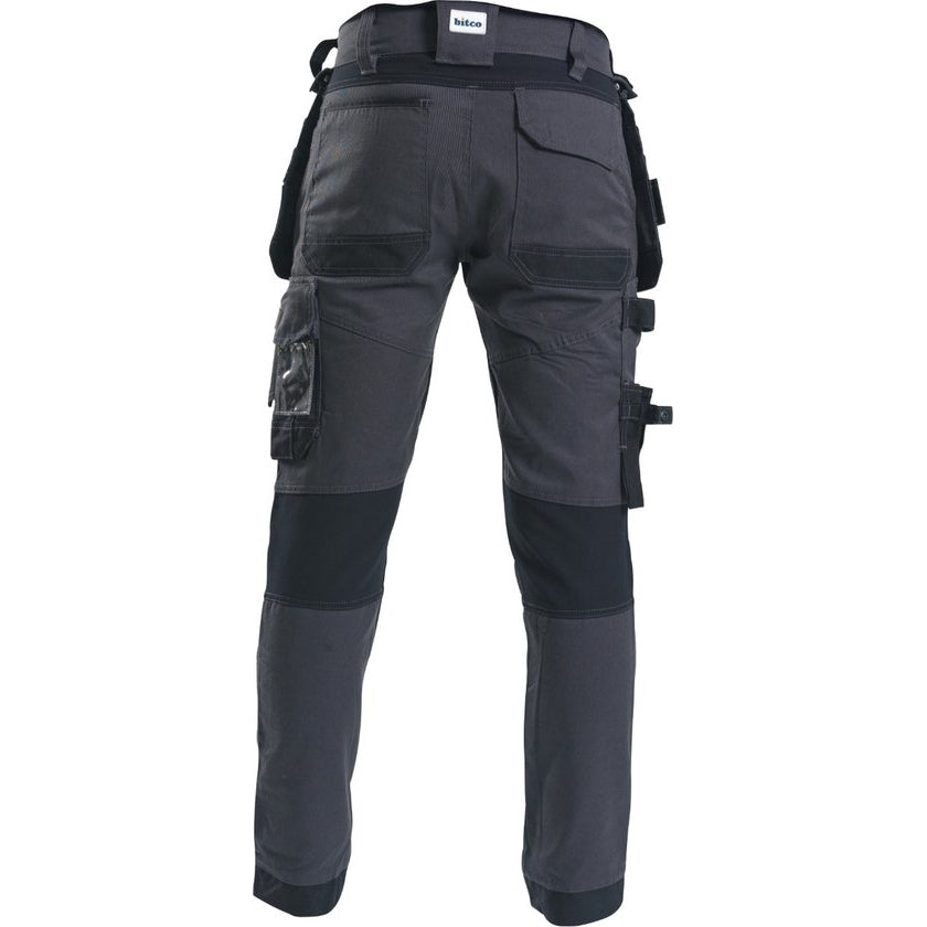 BITCO BTC16 Work Pants - Water-Repellent - Stretch Fabric - Reinforced Knees - Image 2