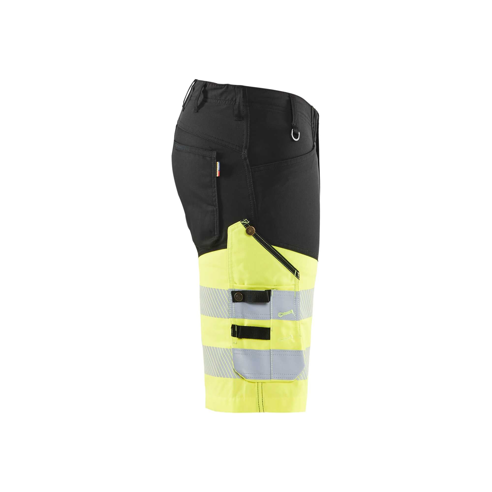BLAKLADER 15411811 | Hi Vis shorts with stretch Hi Vis Reflective Work Shorts Men - Class 1 Certified