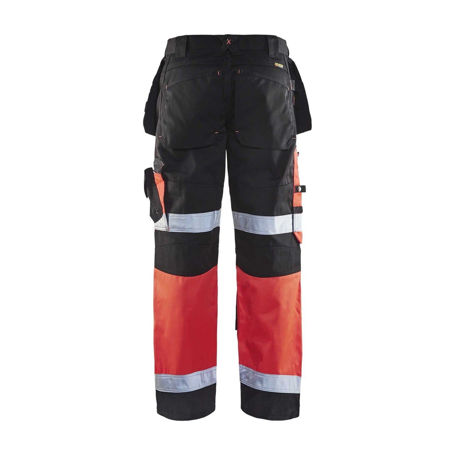 BLAKLADER 15081860 Hi Vis trousers X1500 Hi Vis Reflective Work Trousers Men - Twill Fabric
