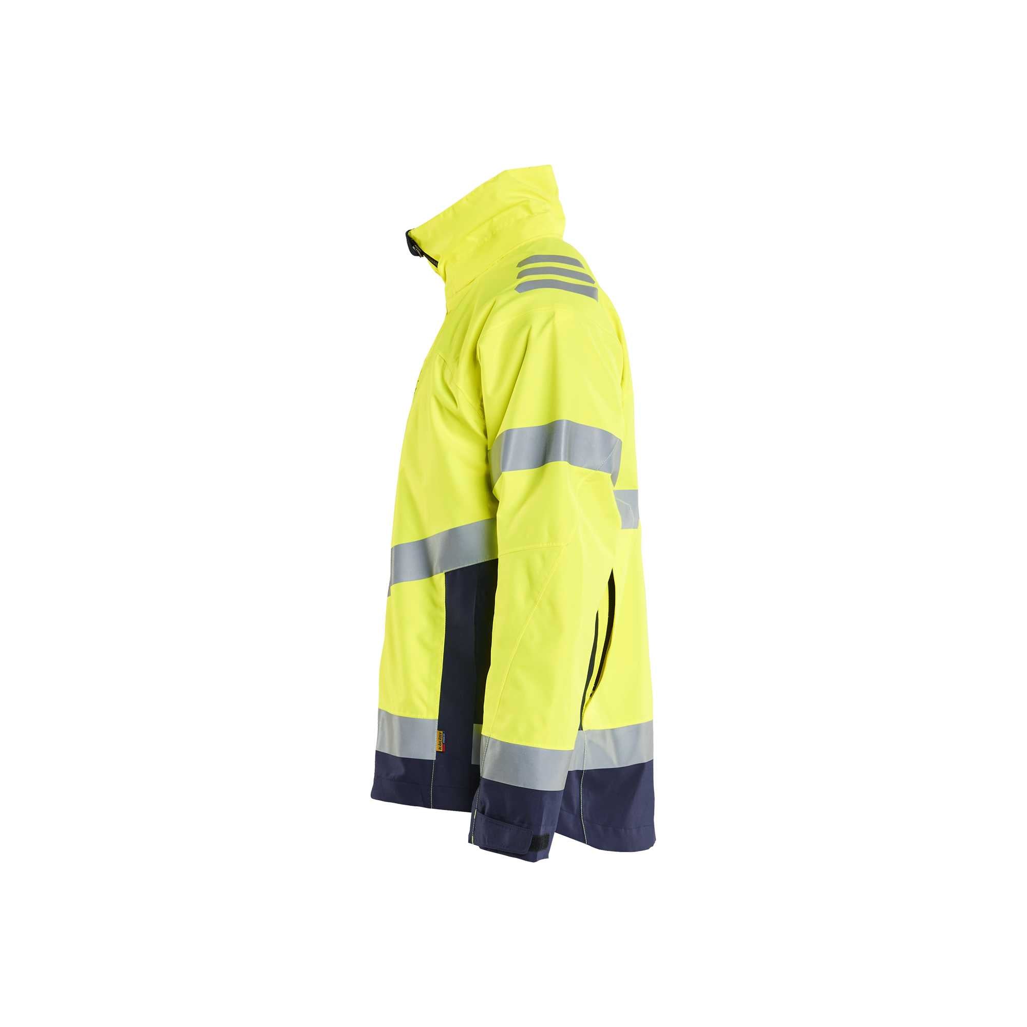 BLAKLADER 47601977 Hi vis Shell Jacket Hi Vis Reflective Shell Work Jacket MEN - Waterproof