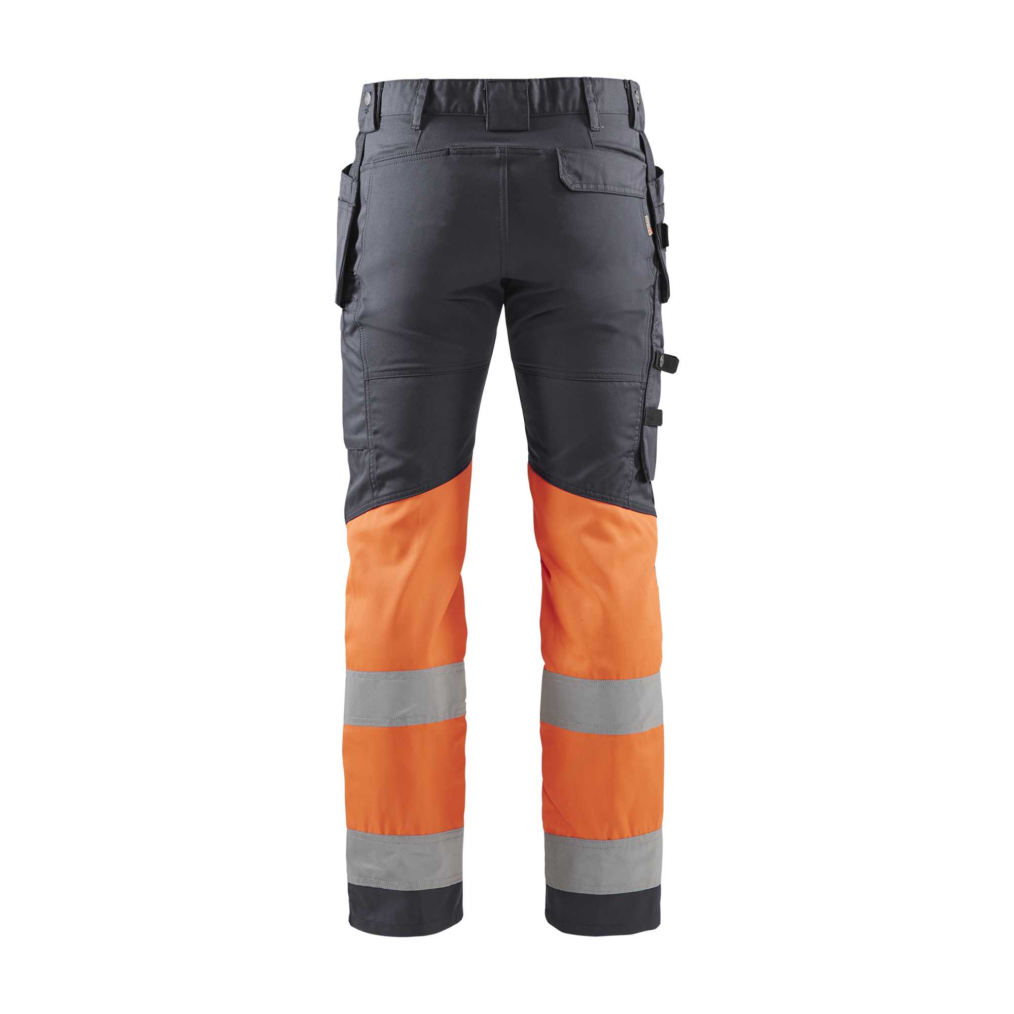 BLAKLADER 15581811 | Hi Vis trousers with stretch Hi Vis Reflective Work Trousers Men - stretch fabric