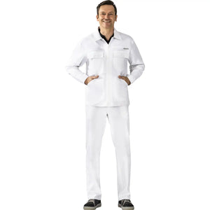 Planam BW 270 Bundjacke reinweiß 102 reinweiß - Produktbild mit Model