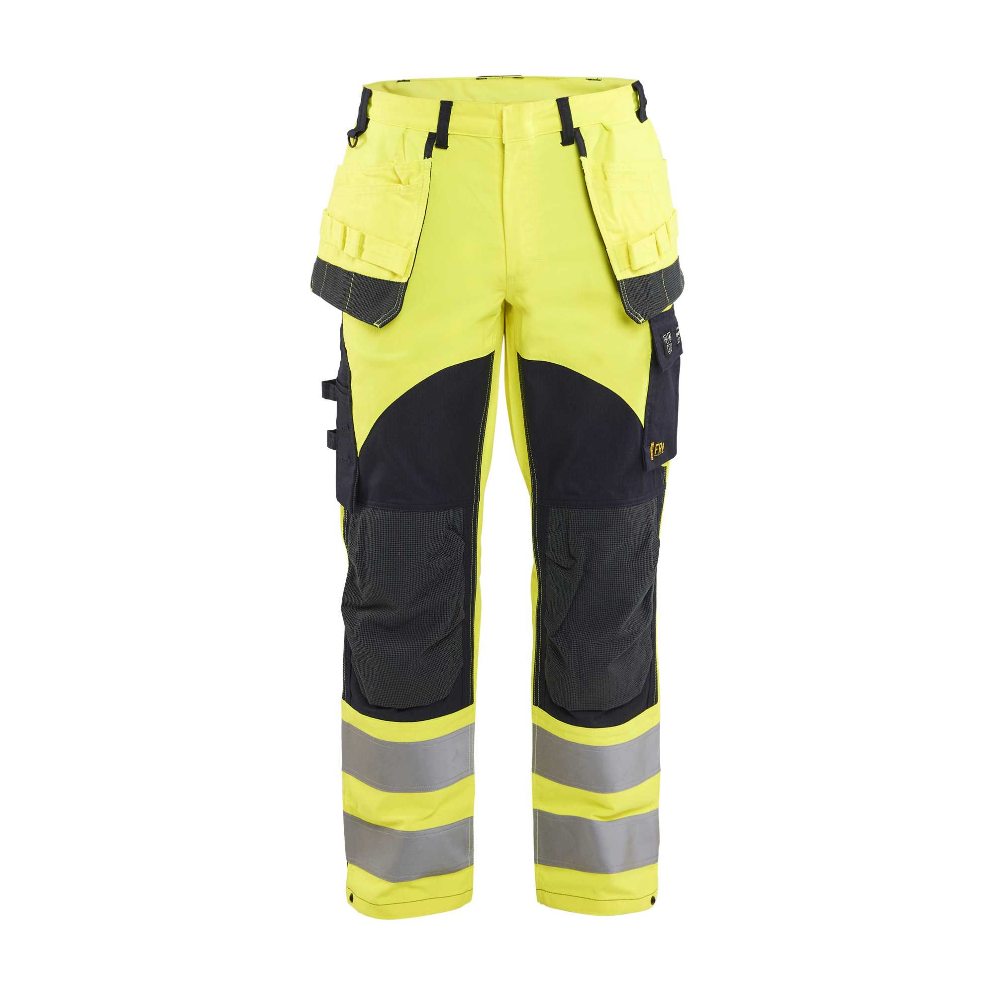 BLAKLADER 15891512 Multinorm Inherent trousers Hi Vis Reflective Work Trousers Men - ripstop fabric