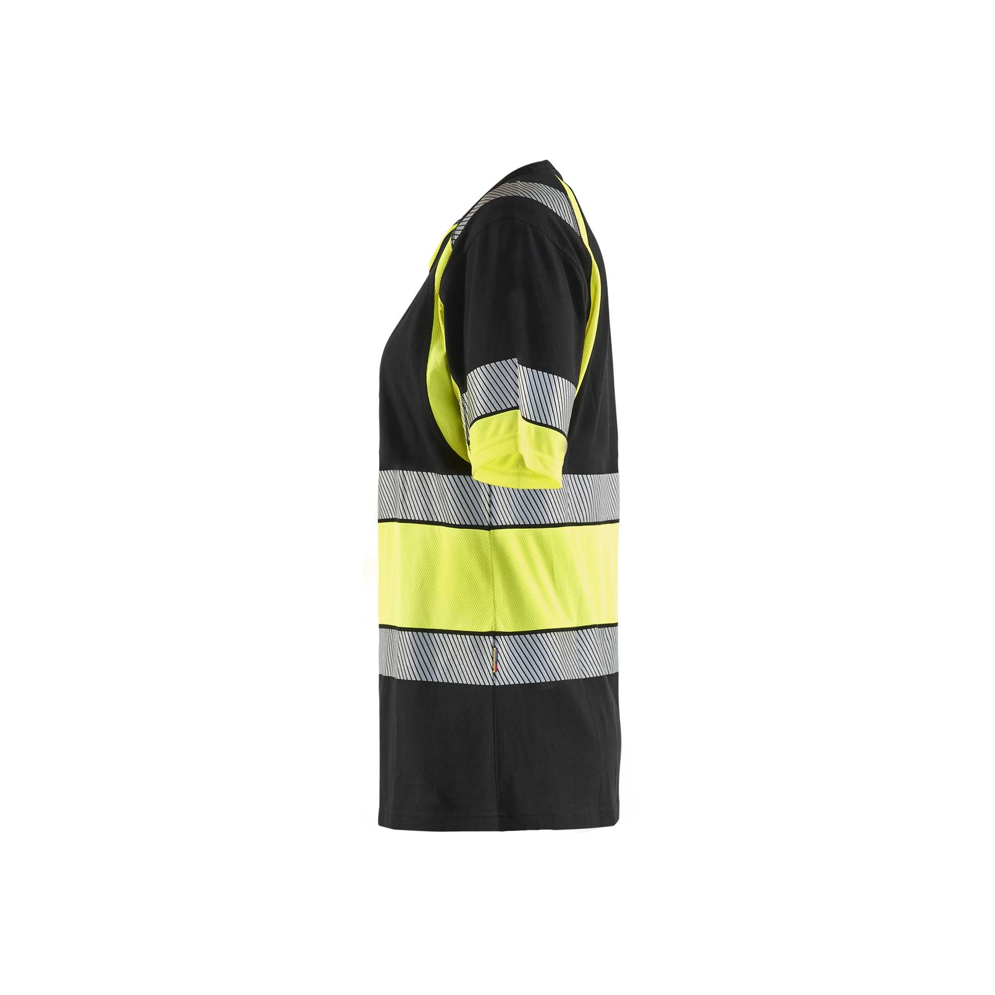 BLAKLADER 34101030 Women’s Hi Vis T Shirt Hi Vis Reflective Short Sleeve Work T-Shirt WOMEN - 100% Cotton