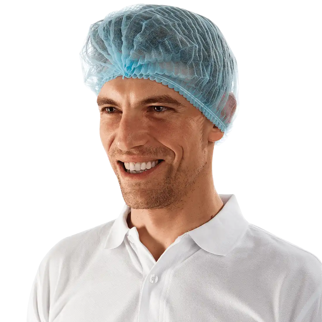 STRETCH CAP - Polypropylene - Pleated Unisex Model - Pack of 1000 Pieces