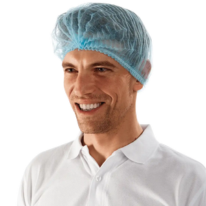 STRETCH CAP - Polypropylene - Pleated Unisex Model - Pack of 1000 Pieces