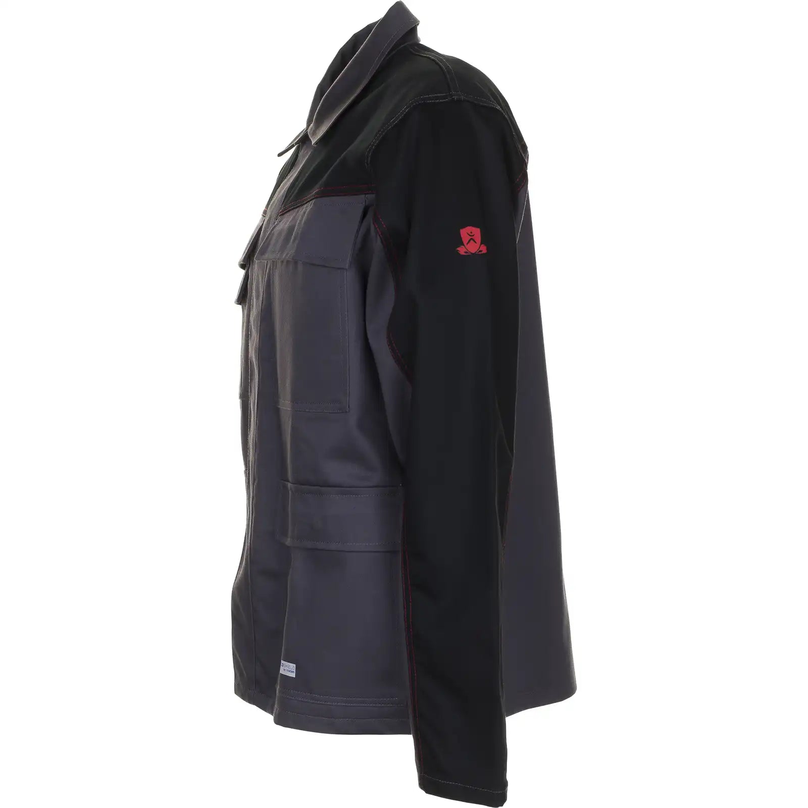 Planam Weld Shield Jacke grau/schwarz 102 grau/schwarz - Produktbild ohne Model