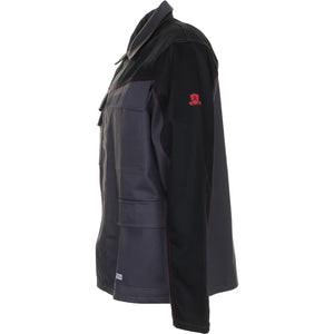 Planam Weld Shield Jacke grau/schwarz 102 grau/schwarz - Produktbild ohne Model