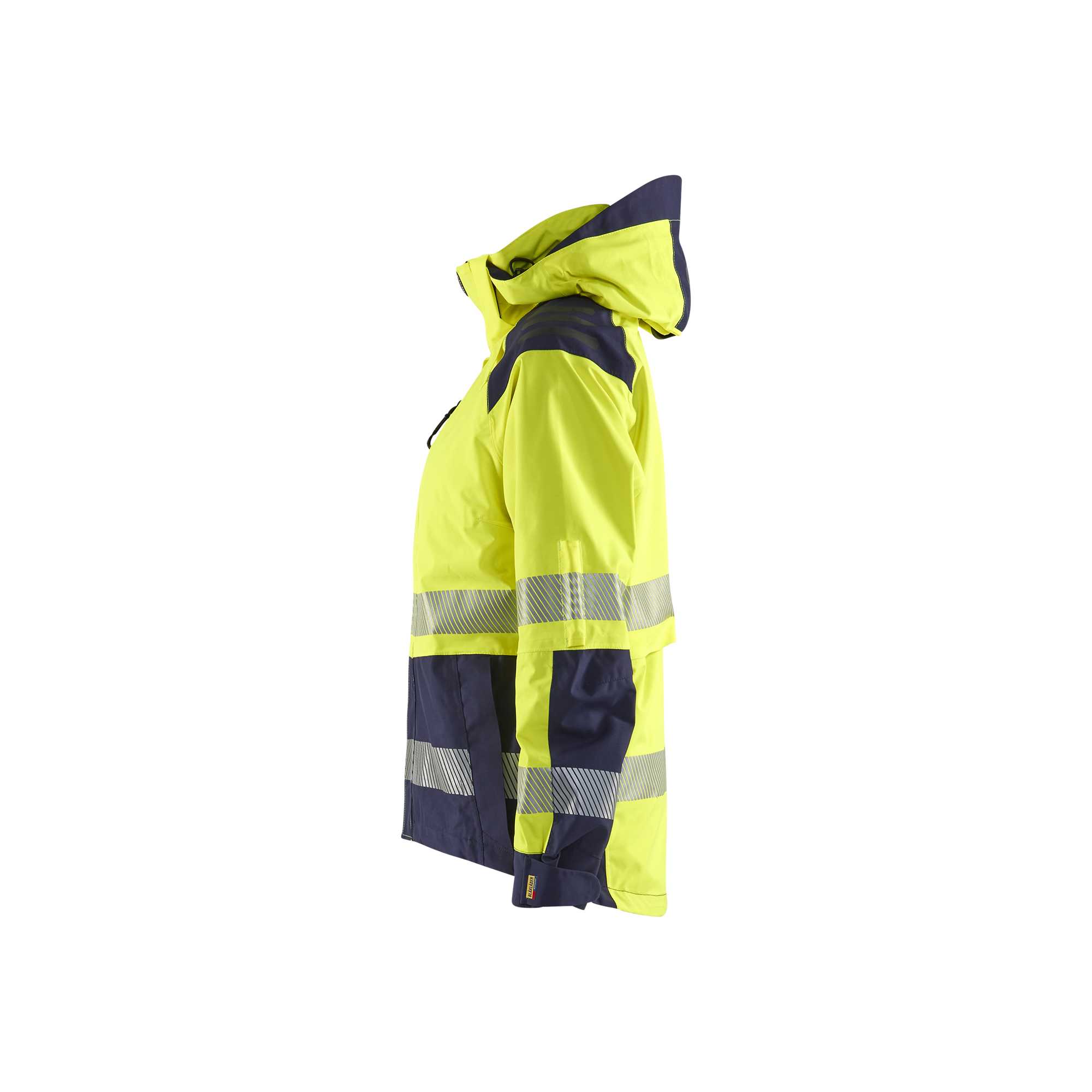 BLAKLADER 44361987 Women’s Hi Vis Shell Jacket Hi Vis Reflective Shell Work Jacket WOMEN - Waterproof