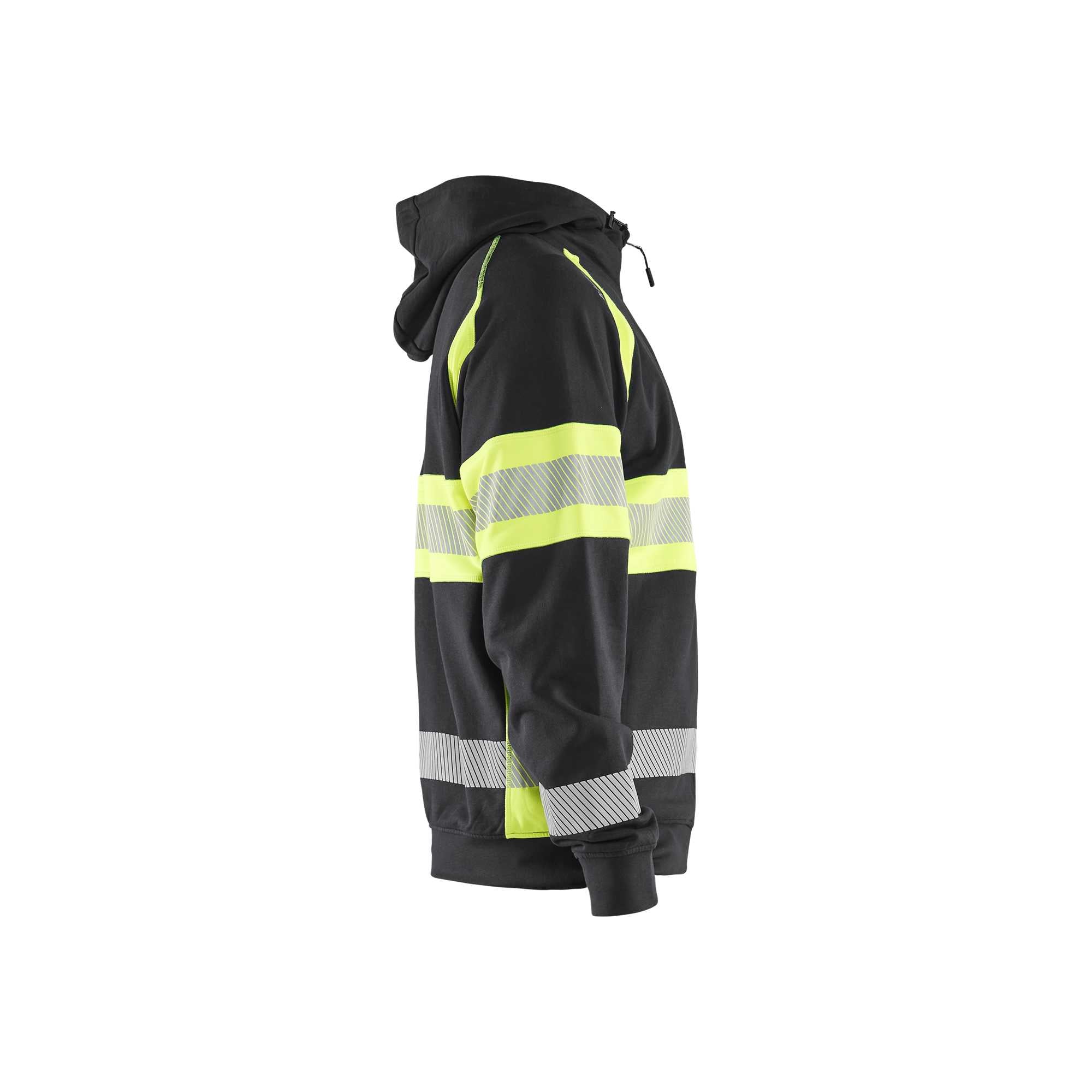 BLAKLADER 35521158 Hi Vis Hoodie Hi Vis Reflective Hoodie Work Sweatshirt MEN - 100% Cotton