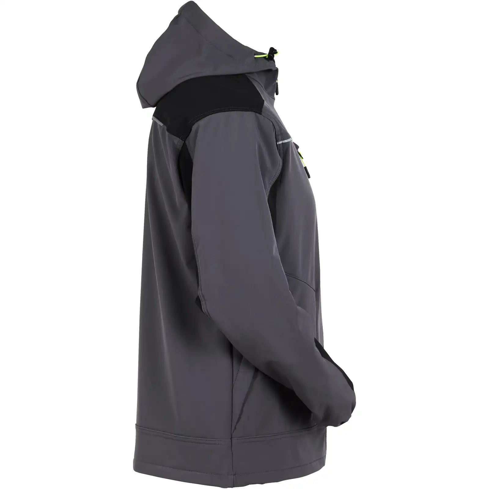 Planam rECOline Softshelljacke schiefer/schwarz XS schiefer/schwarz - Produktbild ohne Model