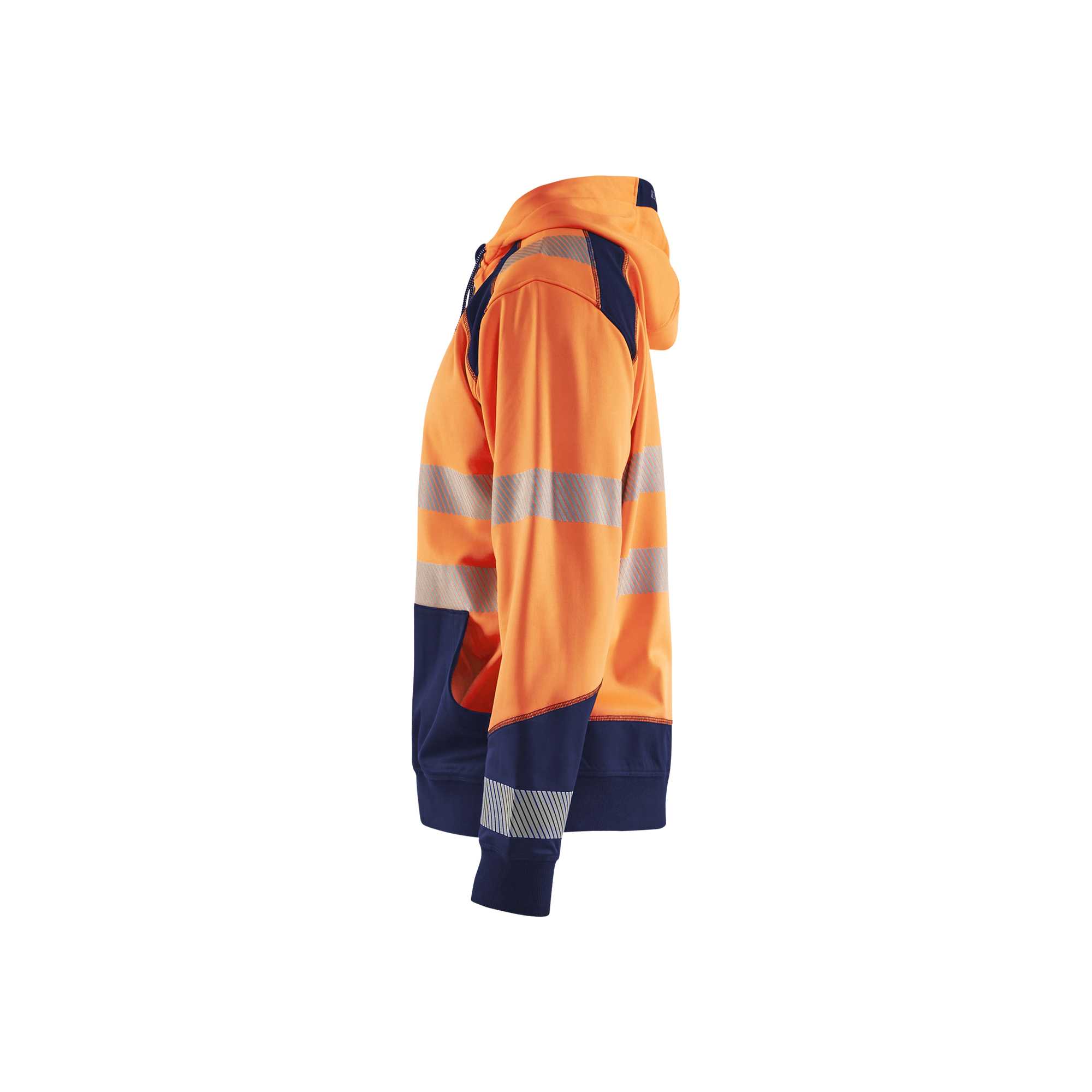 BLAKLADER 35462528 Hi Vis Hoodie Hi Vis Reflective Hoodie Work Sweatshirt MEN - Breathable