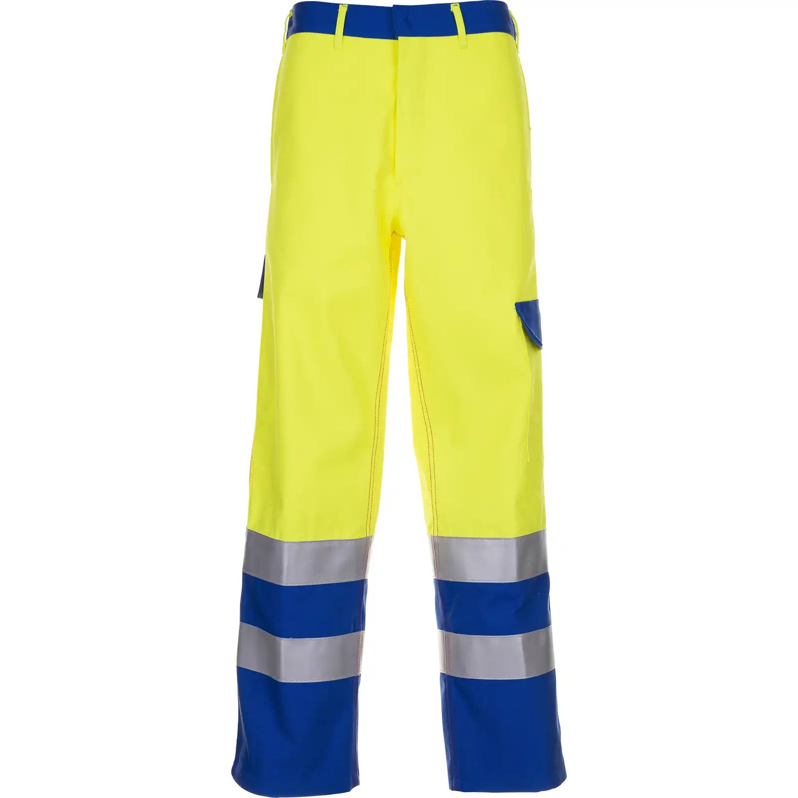 Planam Major Protect Bundhose warngelb/kornblumenblau 102 gelb/kornblumenblau - Vorschaubild