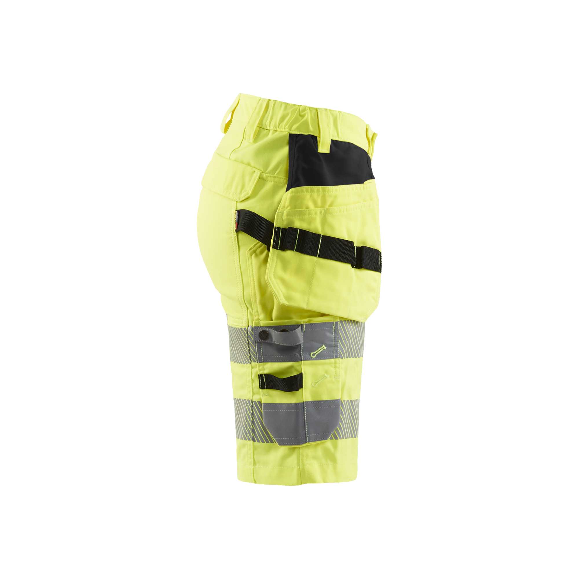 BLAKLADER 71861811 | Women's Hi Vis shorts with stretch Hi Vis Reflective Work Shorts Women - Stretch Fabric