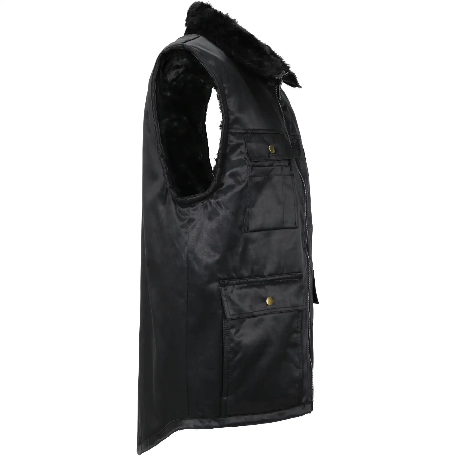 Planam Outdoor Gletscher Pilotenweste schwarz S schwarz - Produktbild ohne Model
