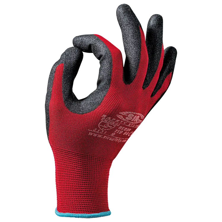 SIR SAFETY REDDY Work Gloves - Microporous Nitrile Foam - 12 Pairs