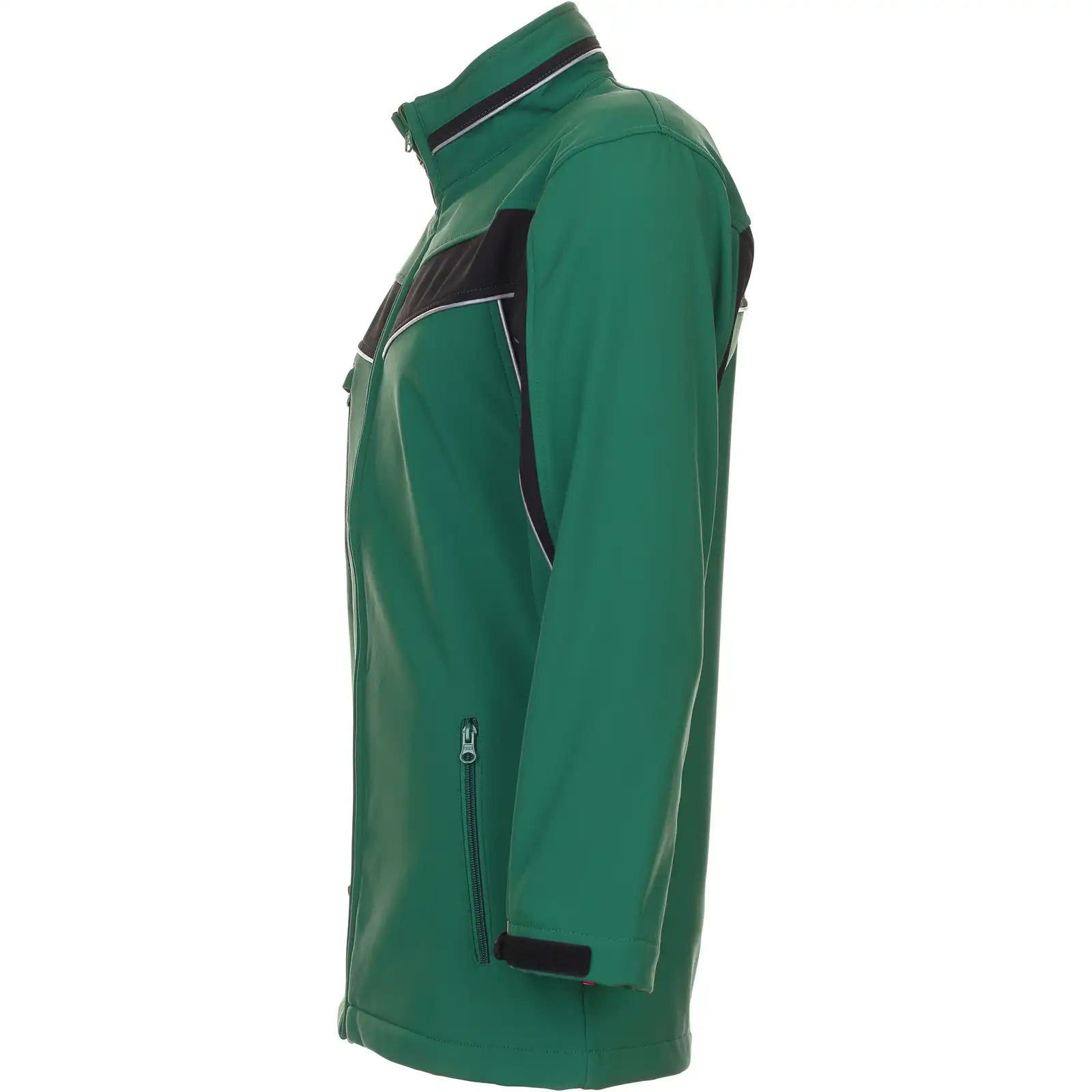 Planam Plaline Softshelljacke grün/schwarz XS grün/schwarz - Produktbild ohne Model