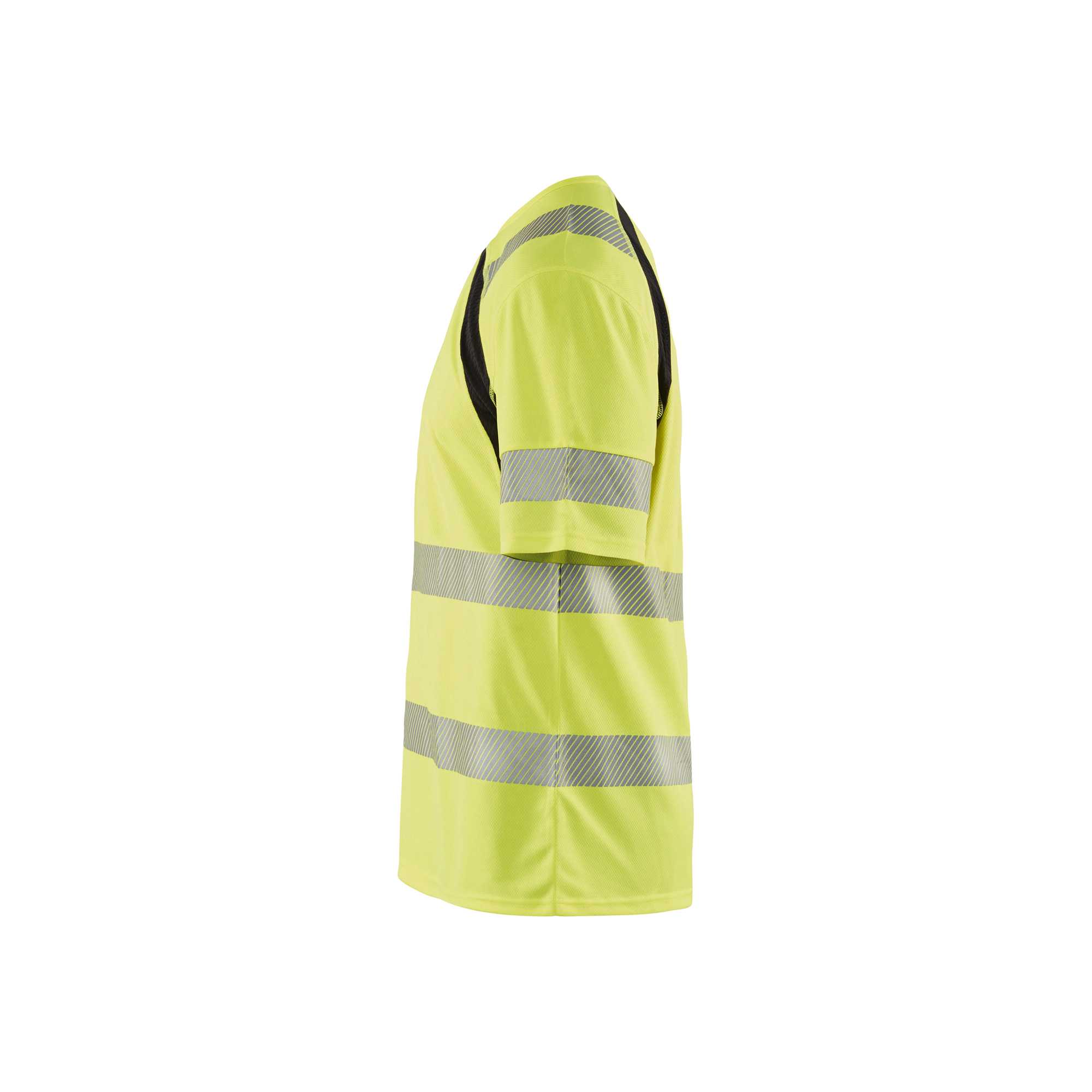 BLAKLADER 33971013 Hi Vis UV protected T shirt Hi Vis Reflective Short Sleeve Work T-Shirt MEN - 100% Polyester