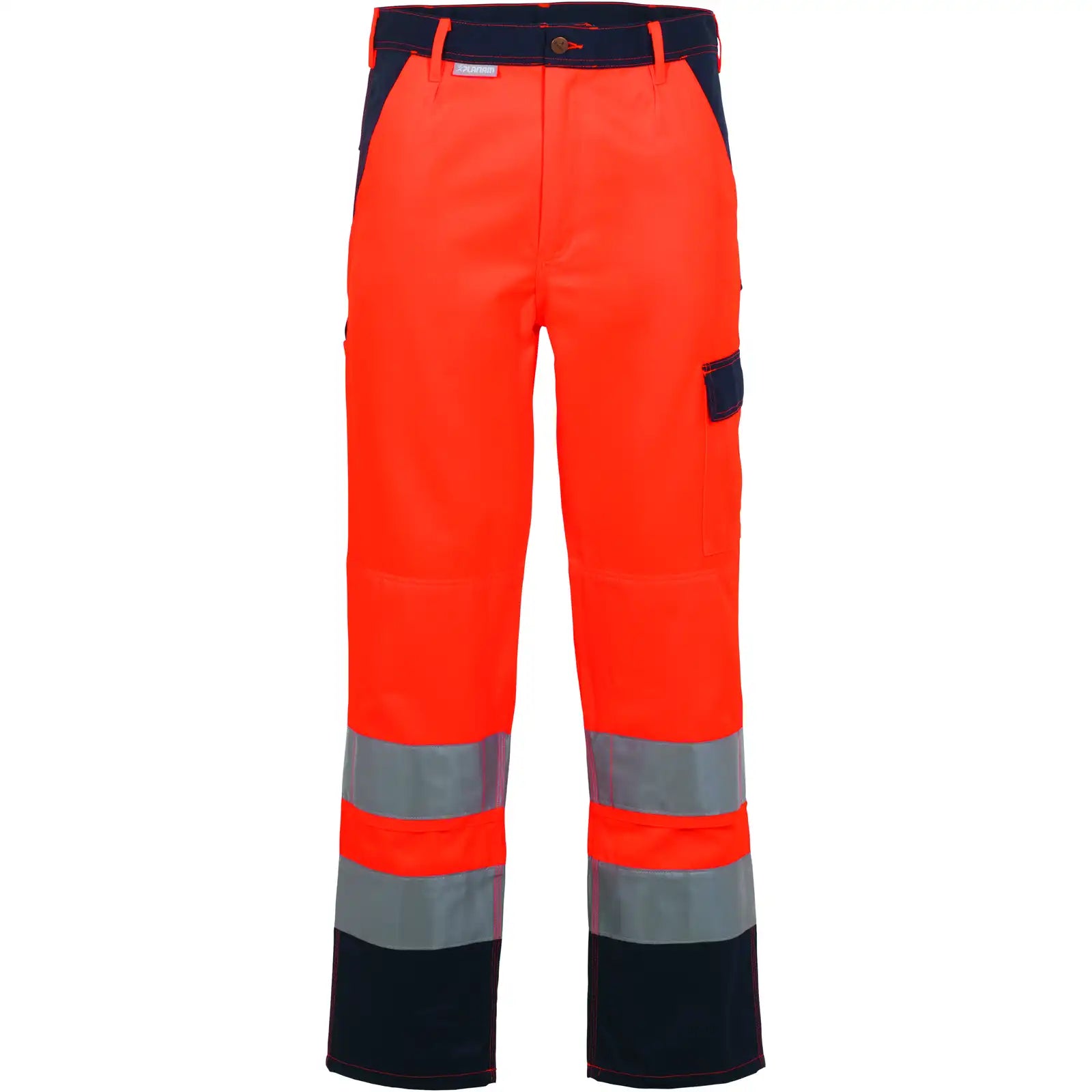 Planam Warnschutz Bundhose orange/marine 102 orange/marine - Vorschaubild