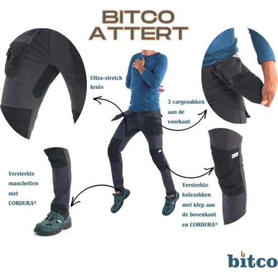 BITCO ATTERT Work Pants - Water-Repellent - Oil-Repellent - Reinforced with CORDURA® - Image 13