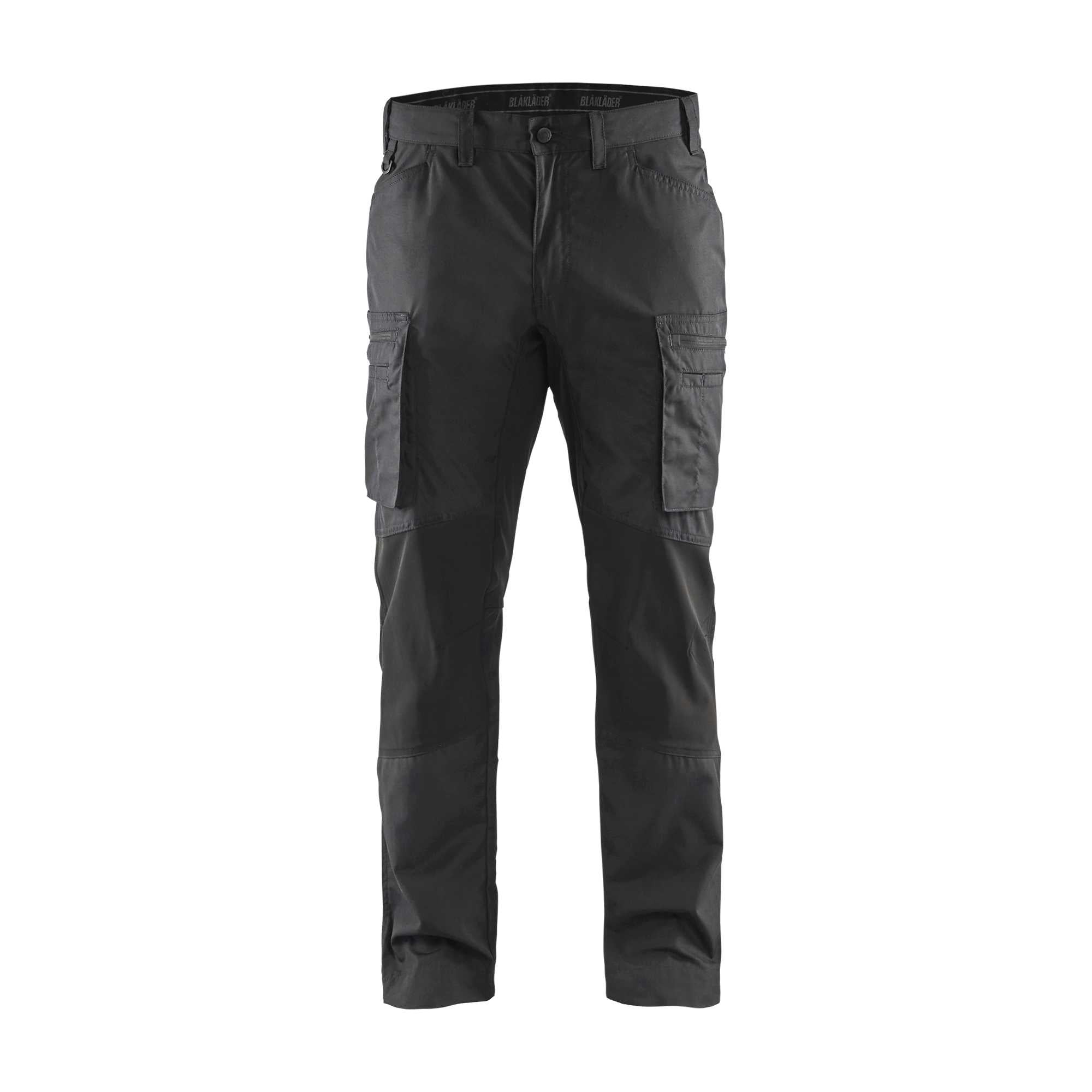 BLAKLADER 14591845 Service Trousers with Stretch Work Trousers Men - stretch panels