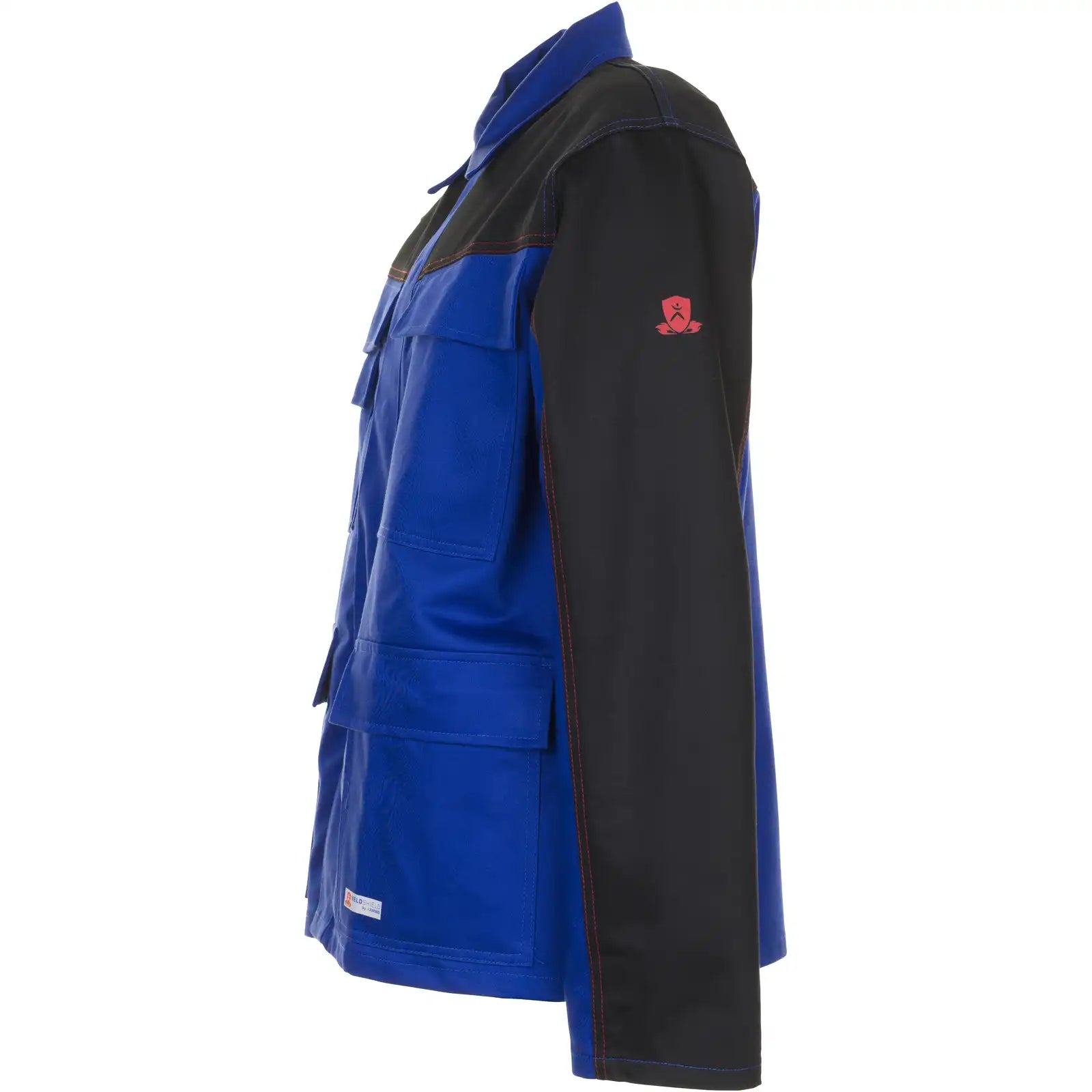 Planam Weld Shield Jacke kornblumenblau/schwarz 102 kornblumenblau/schwarz - Produktbild ohne Model