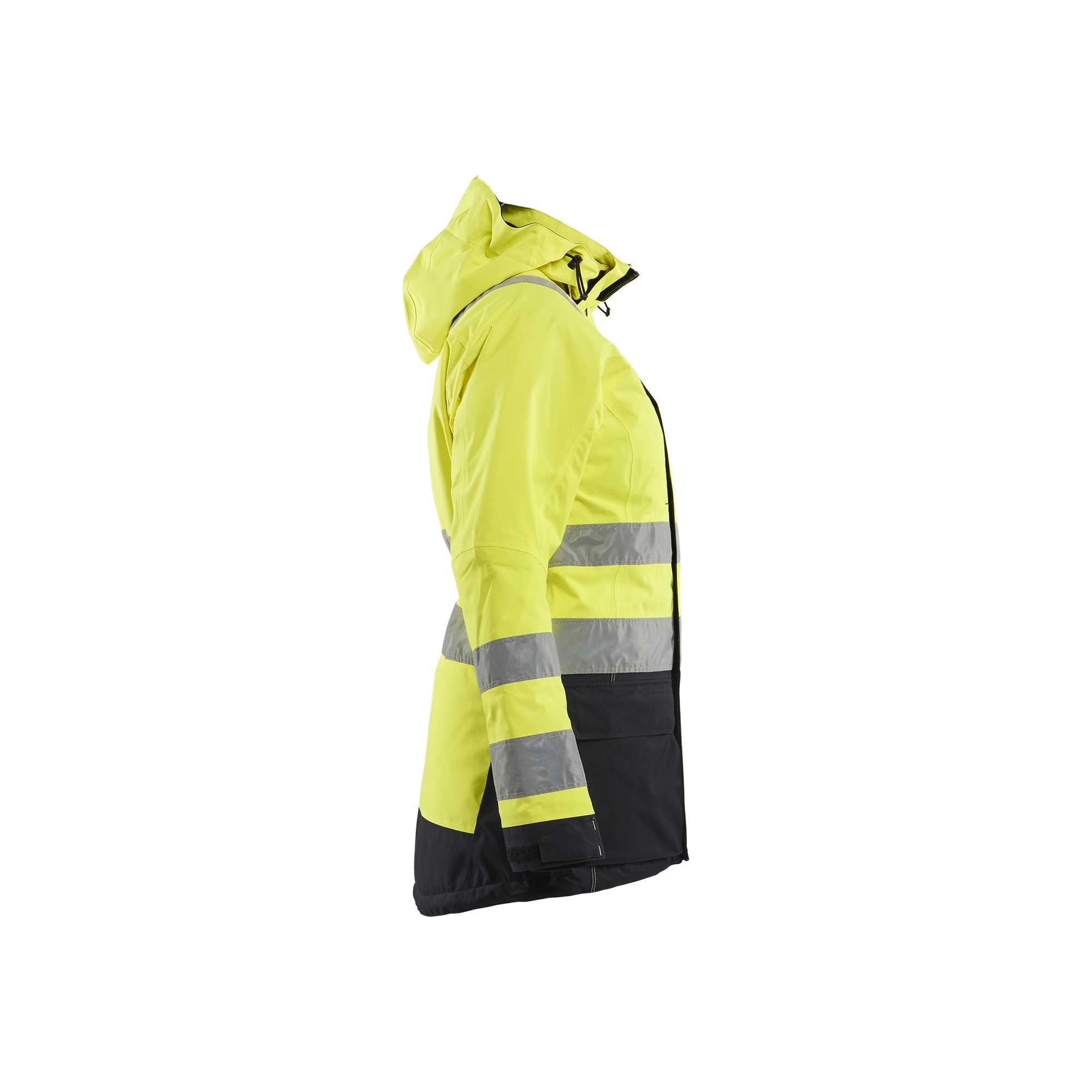 BLAKLADER 44721987 Women's Hi vis Winter Parka Hi Vis Reflective Parka Work Jacket WOMEN - Waterproof