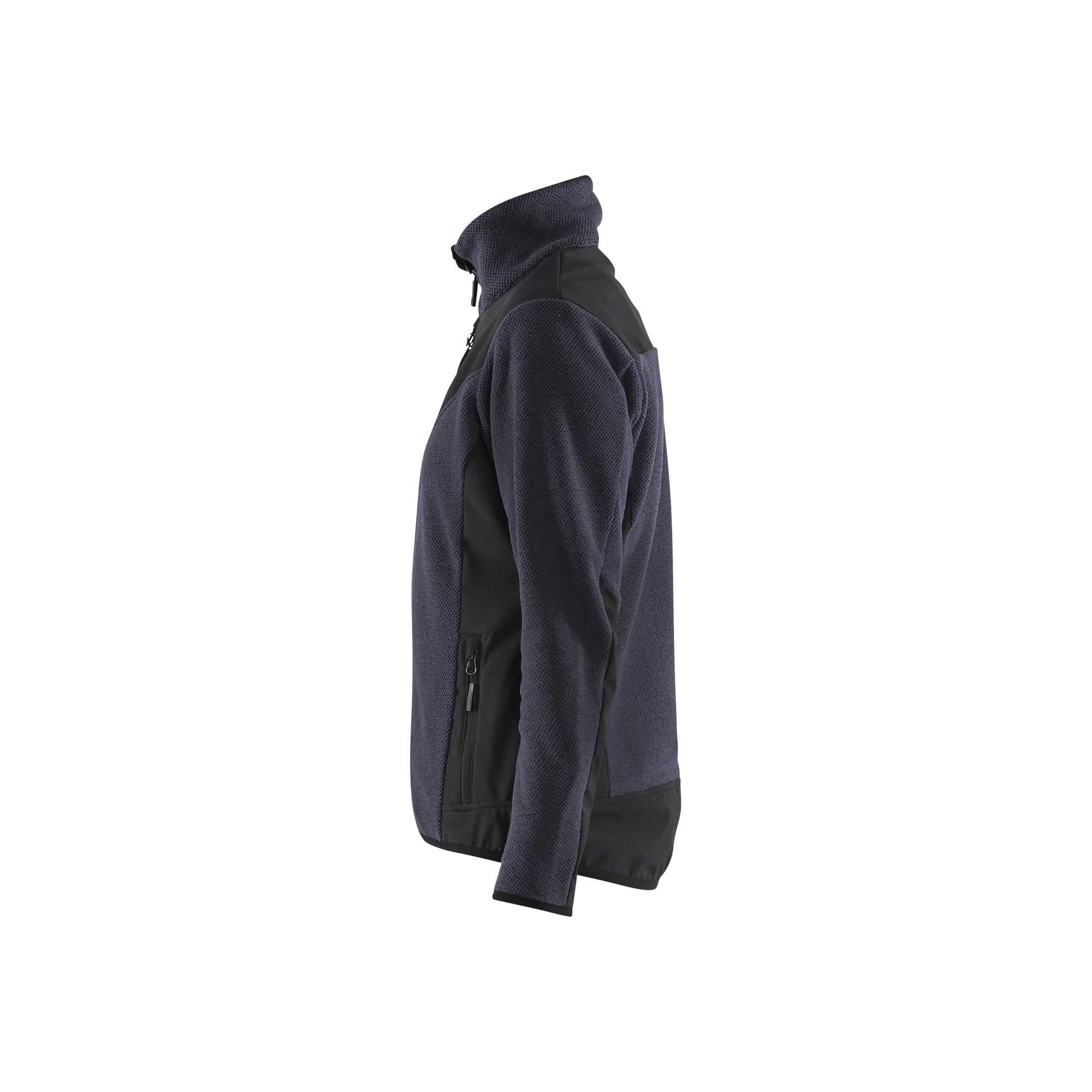 BLAKLADER 59432536 Women's Knitted Jacket with Softshell Work Jacket WOMEN - Stretch Fabric