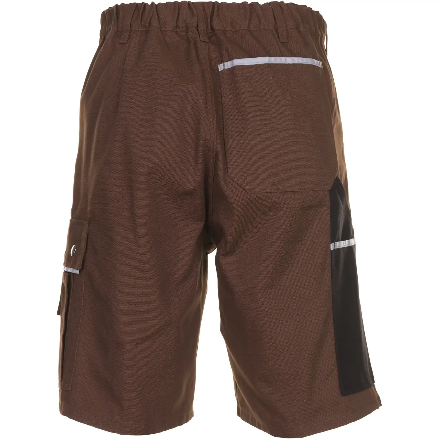 Planam Canvas 320 Shorts braun/schwarz S braun/schwarz - Produktbild ohne Model