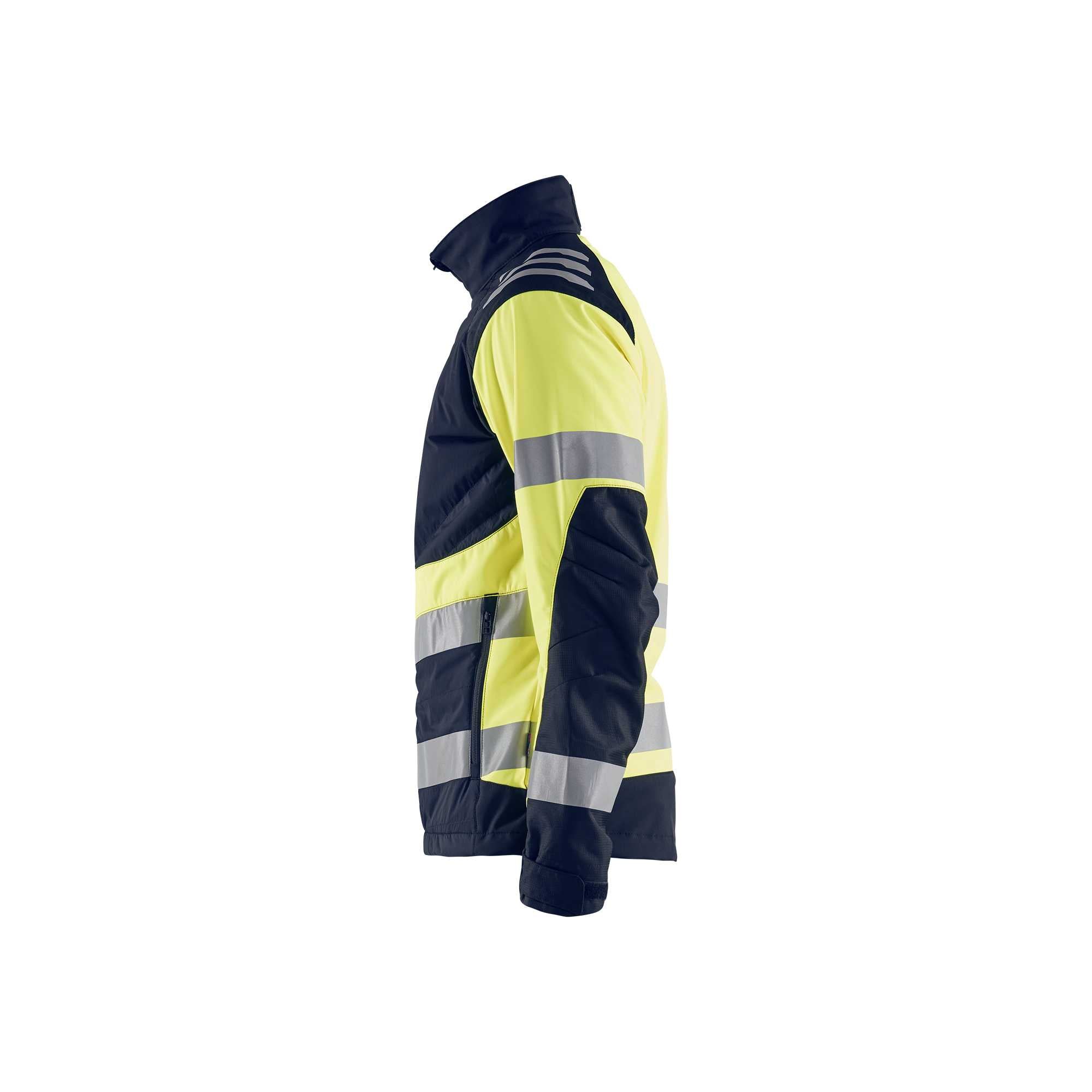 BLAKLADER 44972513 Hi Vis Softshell Jacket Softshell Work Jacket MEN - Waterproof