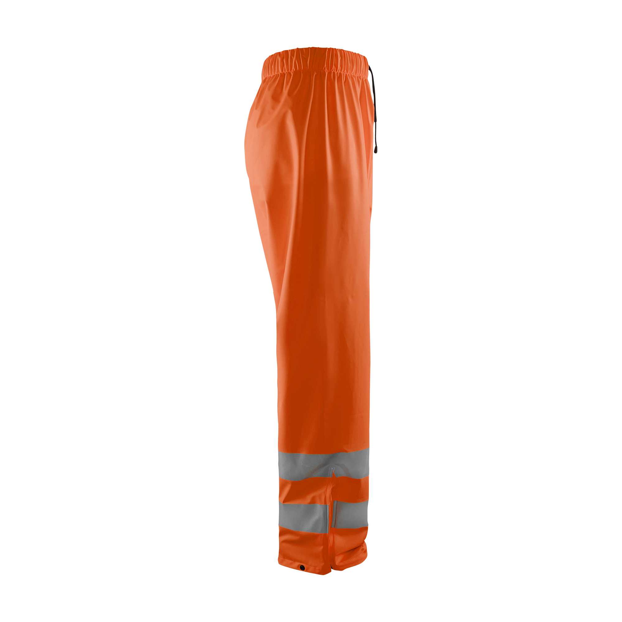 BLAKLADER 13842000 Rain Trousers Hi Vis LEVEL 1 Hi Vis Reflective Work Trousers Men - waterproof