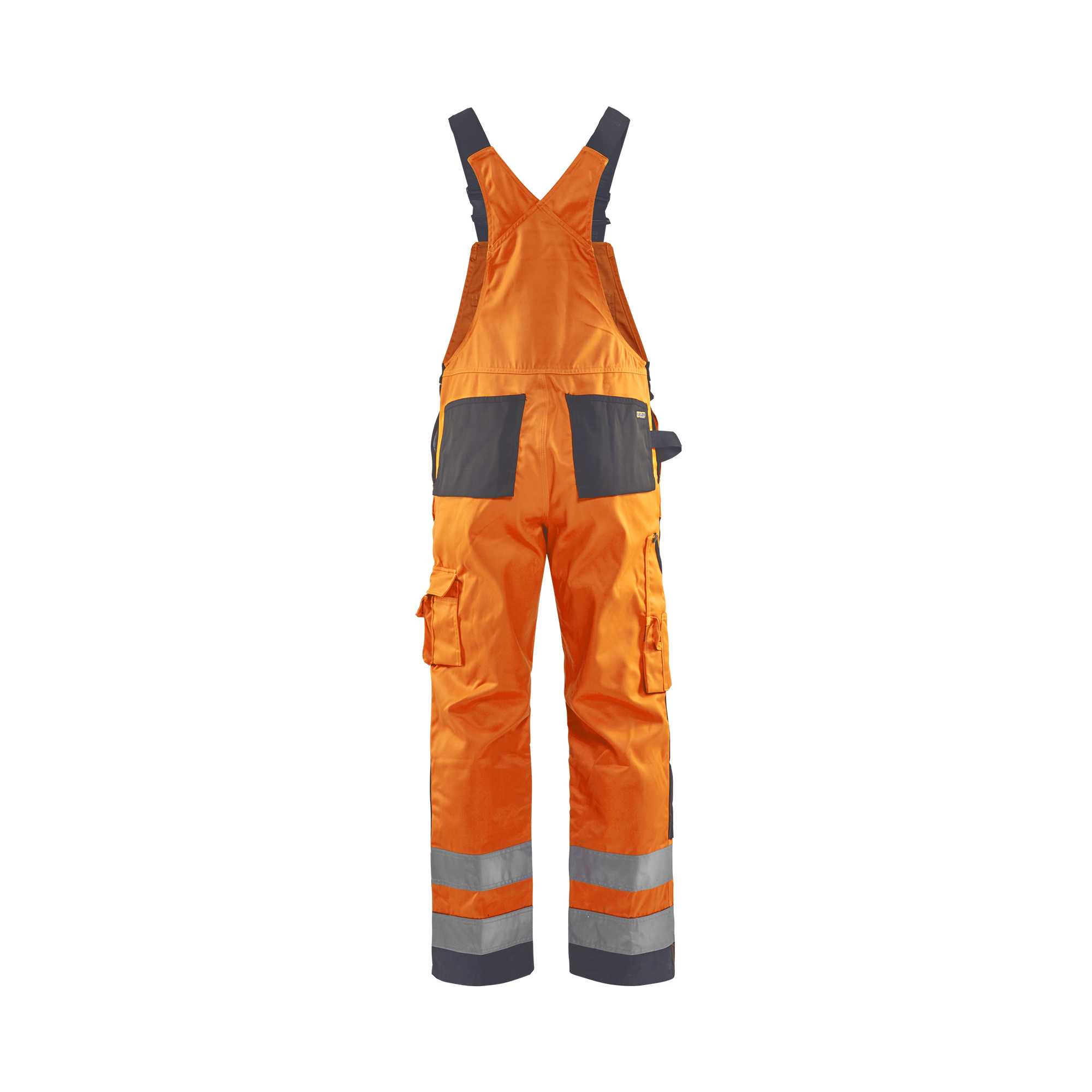 BLAKLADER 26601811 Hi Vis Bib trousers Hi Vis Reflective Work Bib Trousers Men - twill fabric