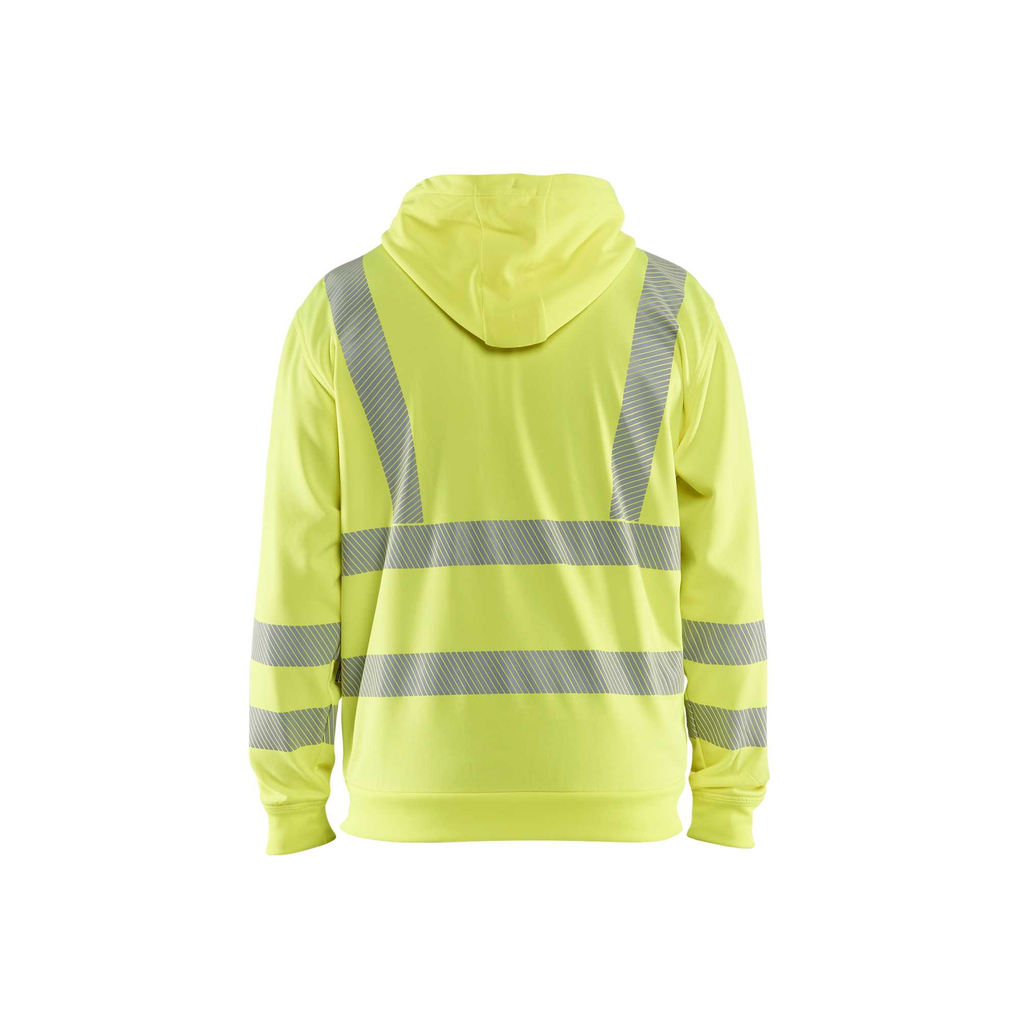 BLAKLADER 35652538 Hi Vis Hoodie Full Zip Hi Vis Reflective Hoodie Work Sweatshirt MEN - Breathable
