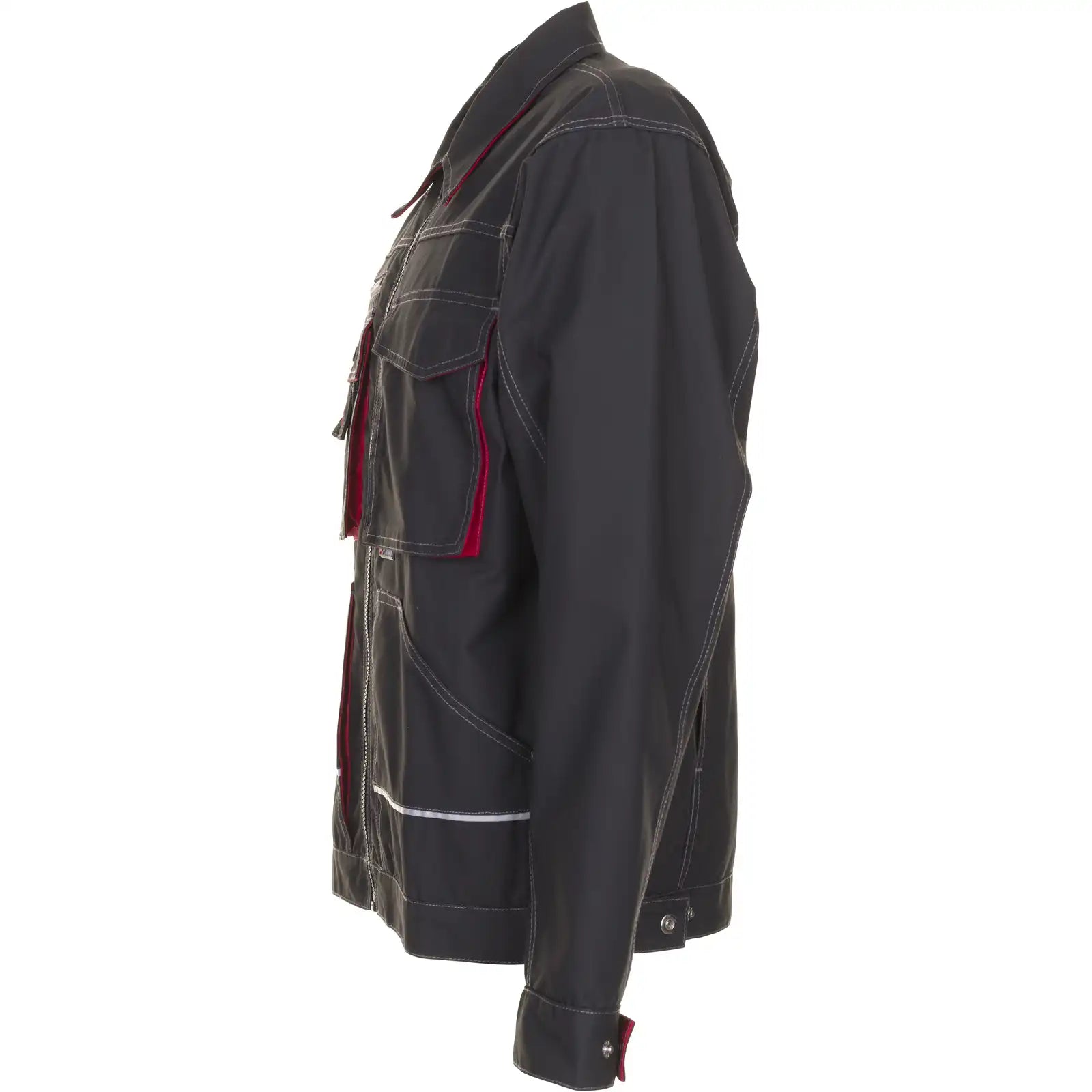 Planam Basalt Bundjacke anthrazit/rot 102 anthrazit/rot - Produktbild ohne Model